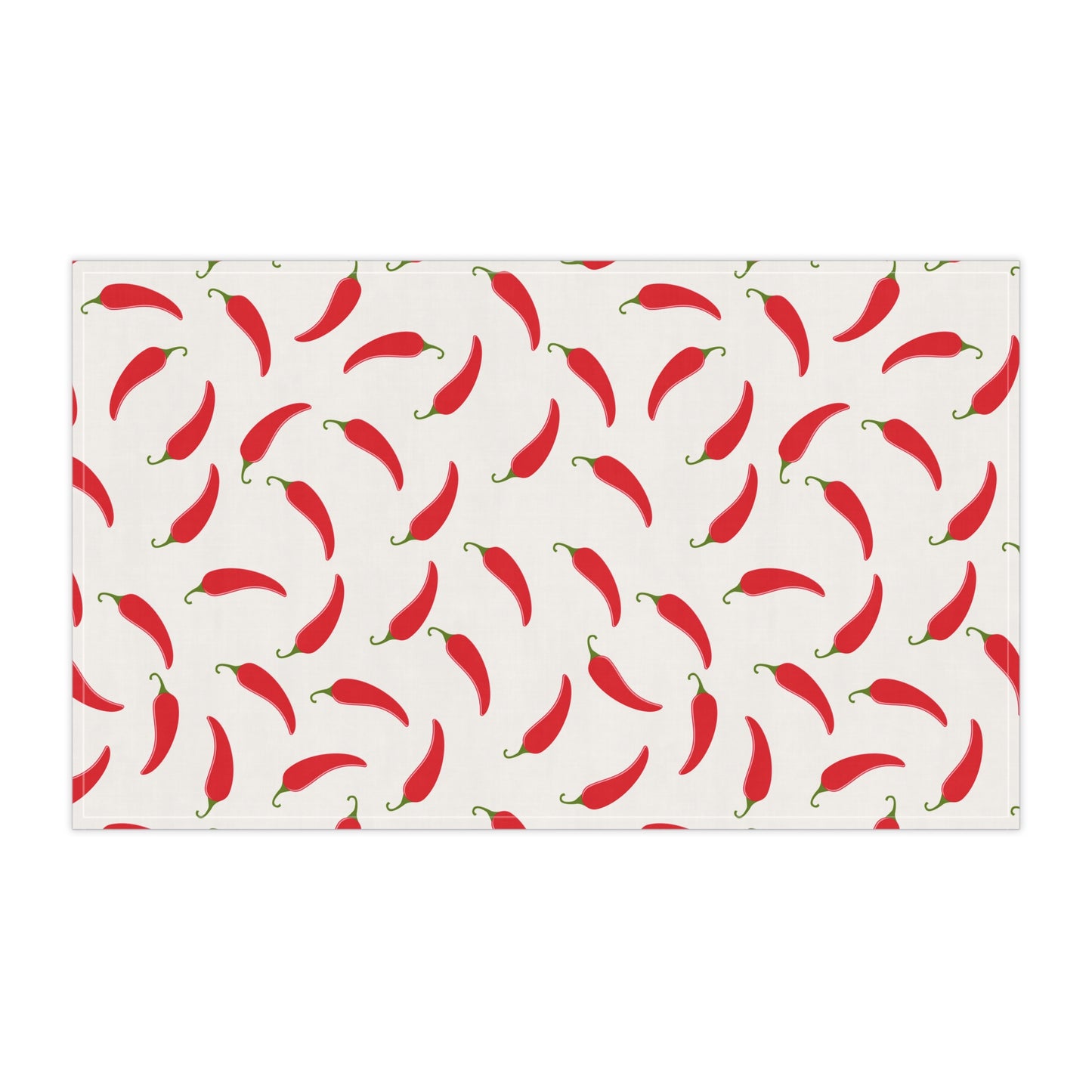 Kitchen Tea Towel Pastel Dish Towel Durable Hand Towel Gift for Her Whimsical Home Decor Decorative Chili Pepper Kitchen Cotton Twill