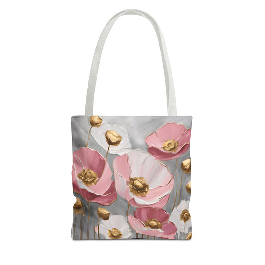 Floral Design Field of Flowers Tote Floral Grocery Wildflower Shopping Bag Cottage Core Gift Bag Boho Bag Poppy Tote Mom Gift