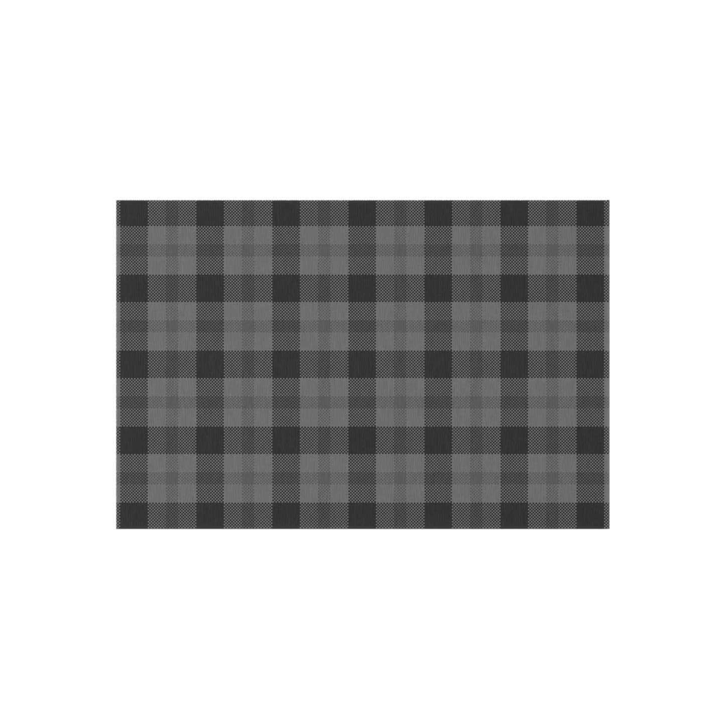 Checker Pattern Chenille Outdoor Rug with No-Skid Backing Cozy Outdoor Carpet Patio Decor Gazebo Rug Pool Area Decor Outdoor Kitchen Carpet
