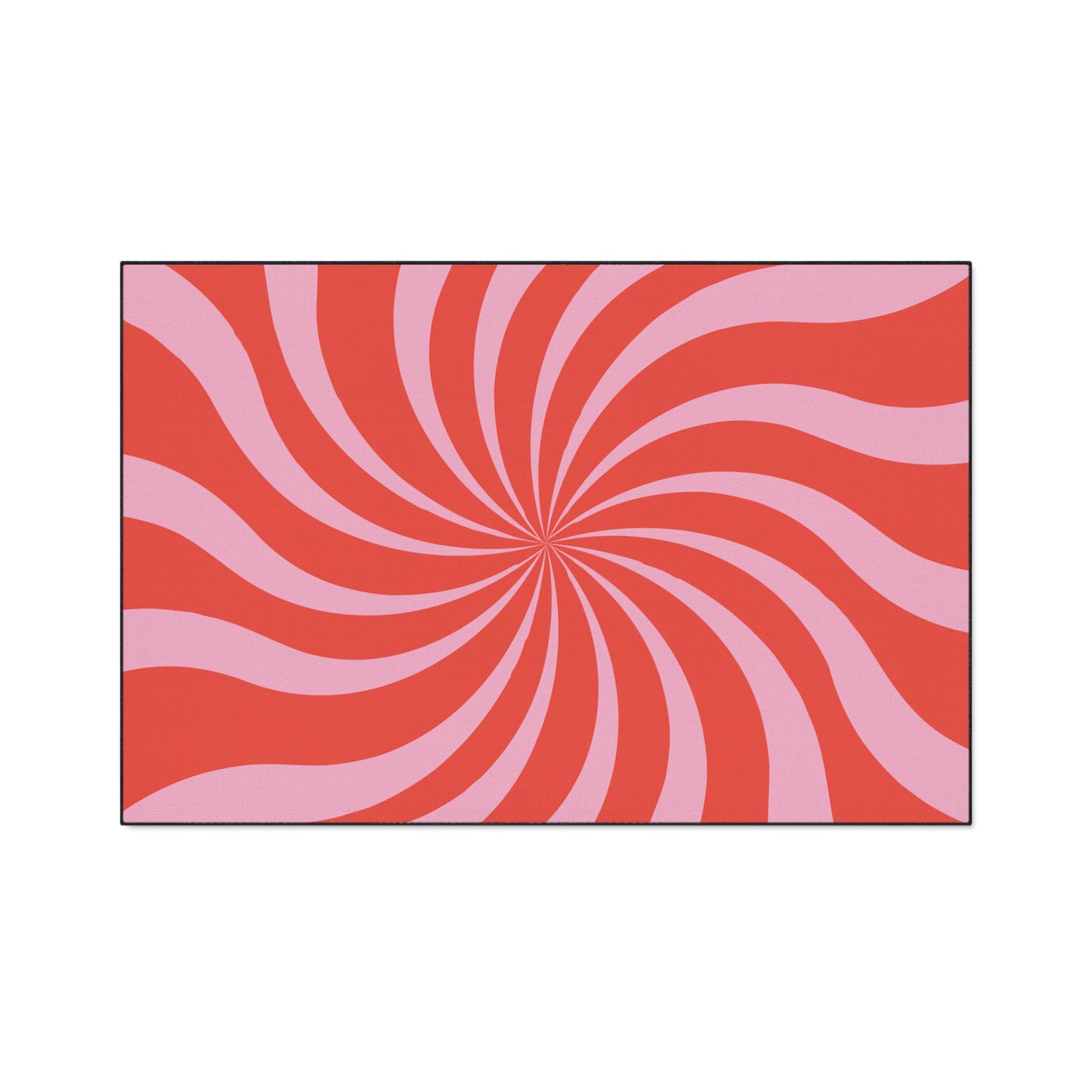 Grovy Retro Decorative Heavy Duty Non-Slip Floor Mat Stylish Design Perfect for Entryway Kitchen Décor Beachy Swirl Design Bathroom Mat