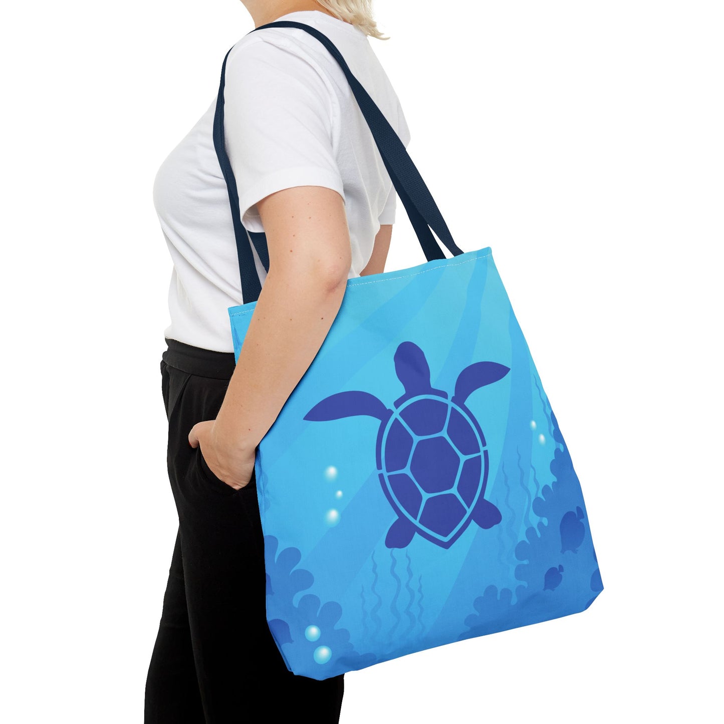 Sea Turtle Tote Bag | Carryall | Grocery Bag | Shopping Bag | Oceanic | Aquatic | Underwater |