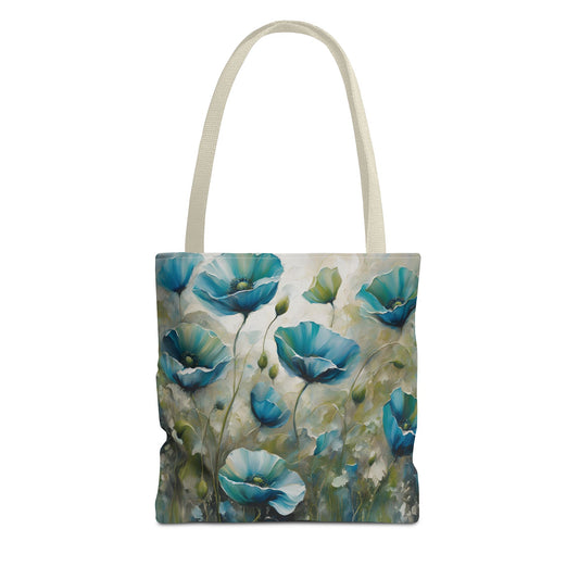 Floral Design Field of Flowers Tote Floral Grocery Wildflower Shopping Bag Cottage Core Gift Bag Boho Bag Poppy Tote Mom Gift