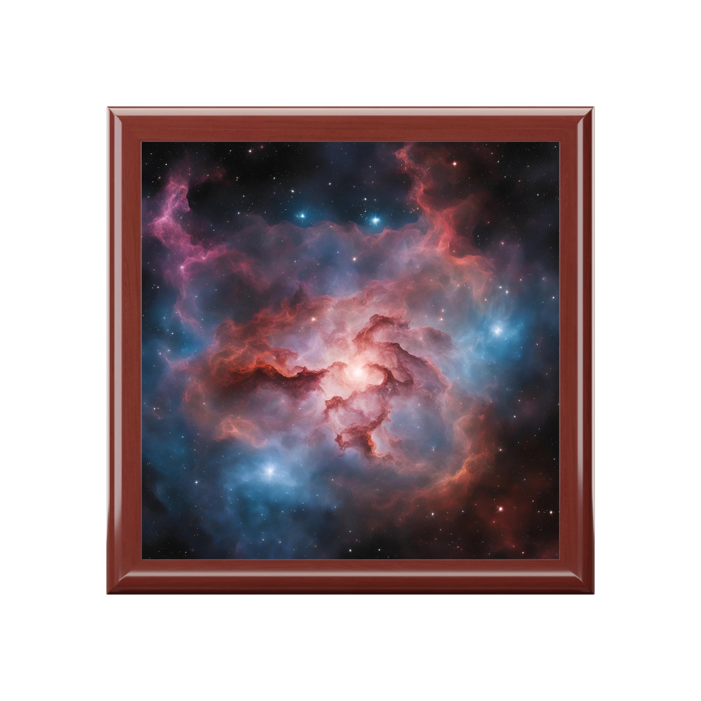 Unique Celestial Art Print Cosmic Galaxy Design Jewelry Box Trinket Box Bedroom Dresser Decor Vanity Gift Box - 3 colors to choose from