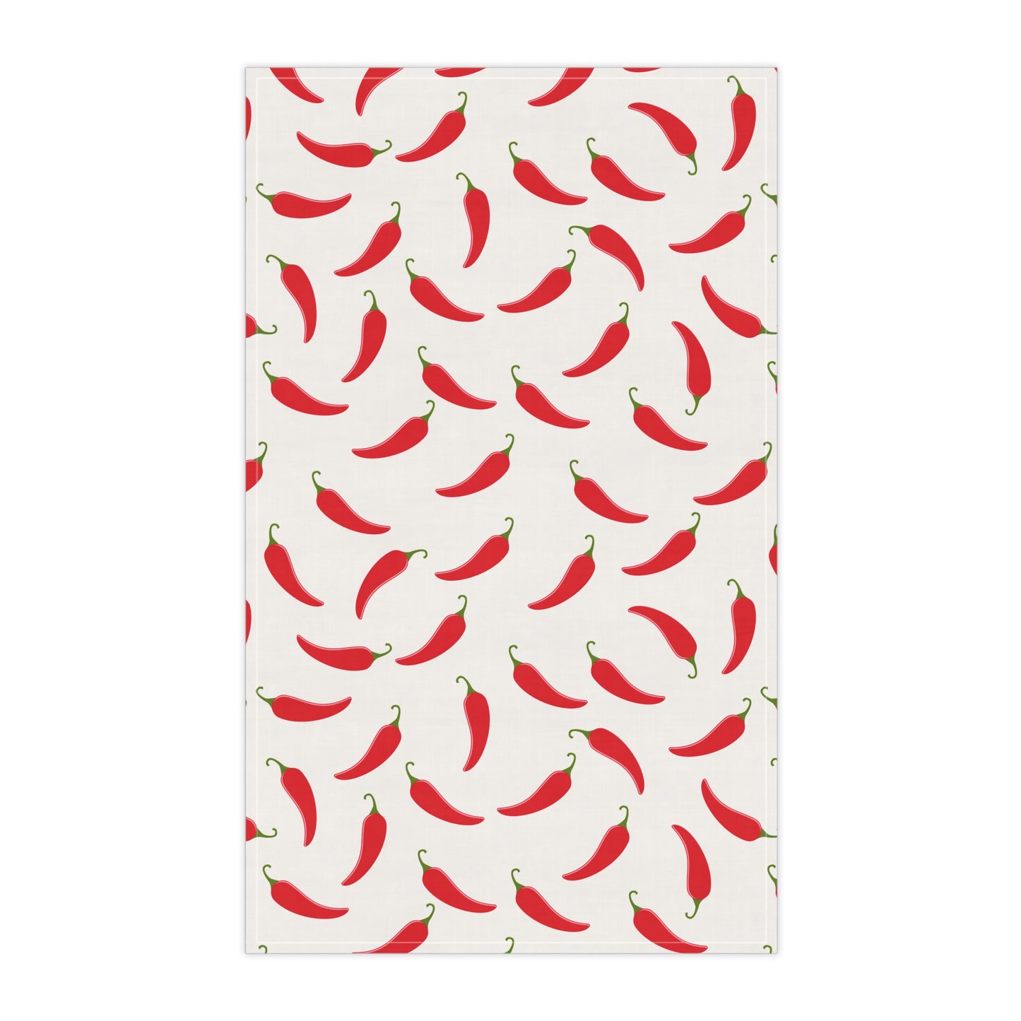 Kitchen Tea Towel Pastel Dish Towel Durable Hand Towel Gift for Her Whimsical Home Decor Decorative Chili Pepper Kitchen Cotton Twill