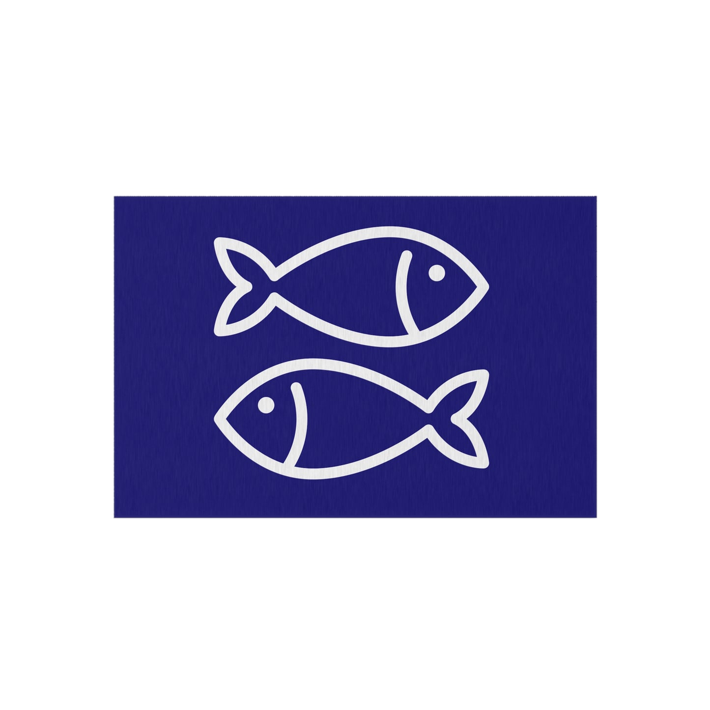 Chenille Outdoor Rug with No-Skid Backing Cozy Fishy Outdoor Carpet Patio Decor Gazebo Rug Pool Area Decor Outdoor Kitchen Carpet