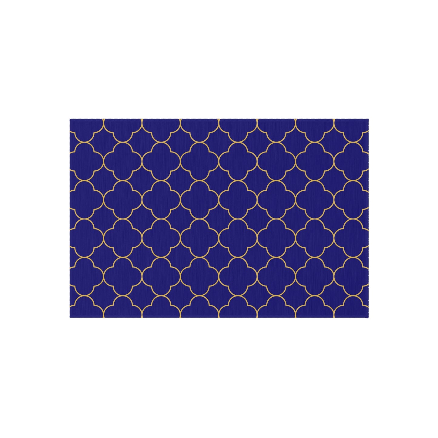 Chenille Outdoor Rug with No-Skid Backing Cozy Outdoor Carpet Blue Patio Decor Gazebo Rug Pool Area Decor Outdoor Kitchen Carpet