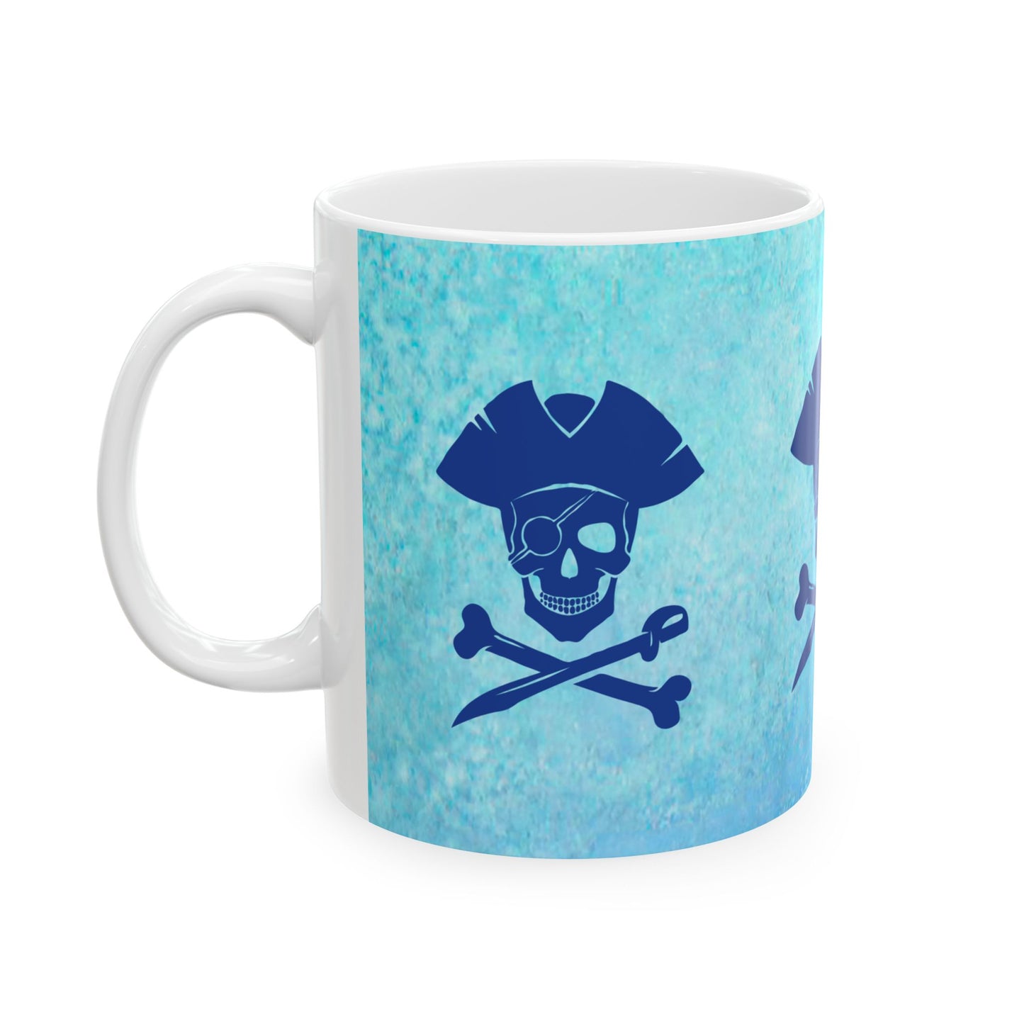 Jolly Roger Pirate Mug Oceanic Gift Mug Salt Life Gift