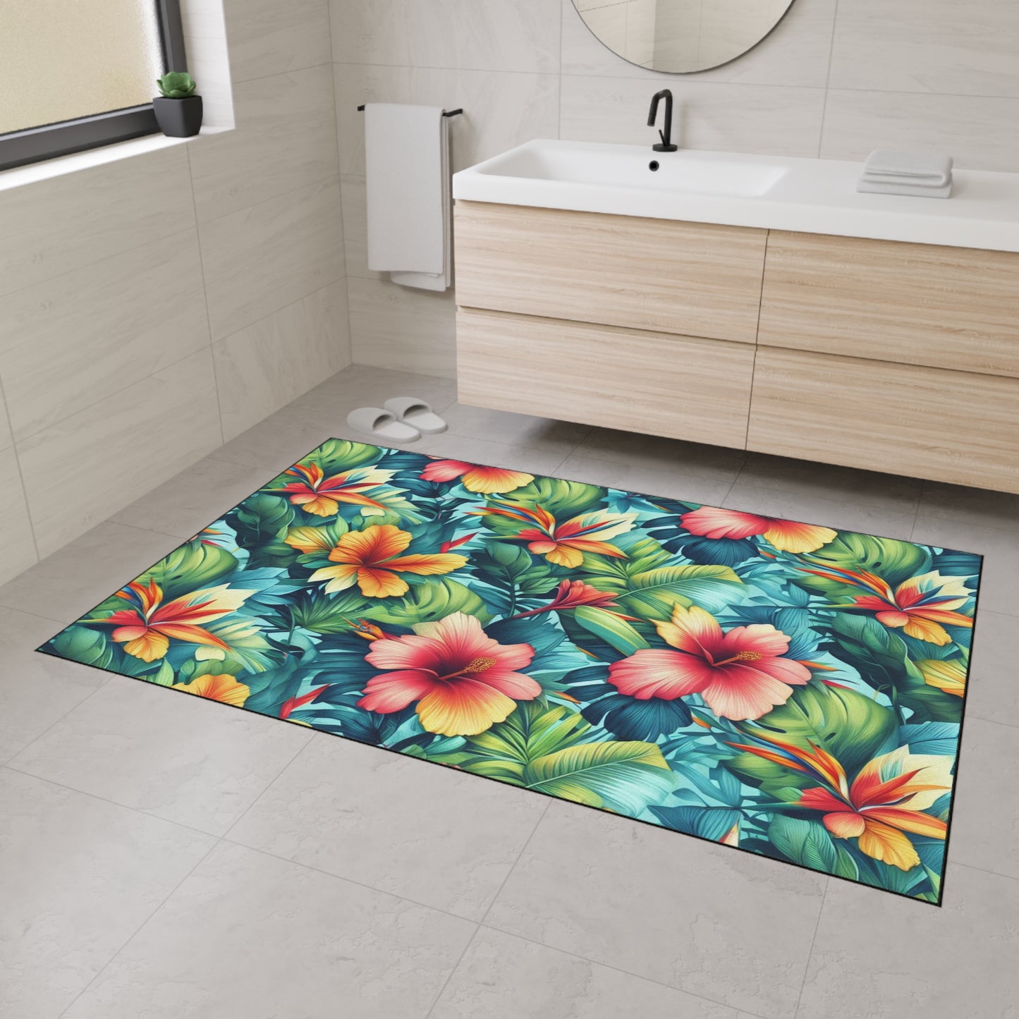 Decorative Heavy Duty Non-Slip Floor Mat Stylish Design Perfect for Entryway Kitchen Décor Garage Rug Coffee Bar Bathroom Floor Door Mat