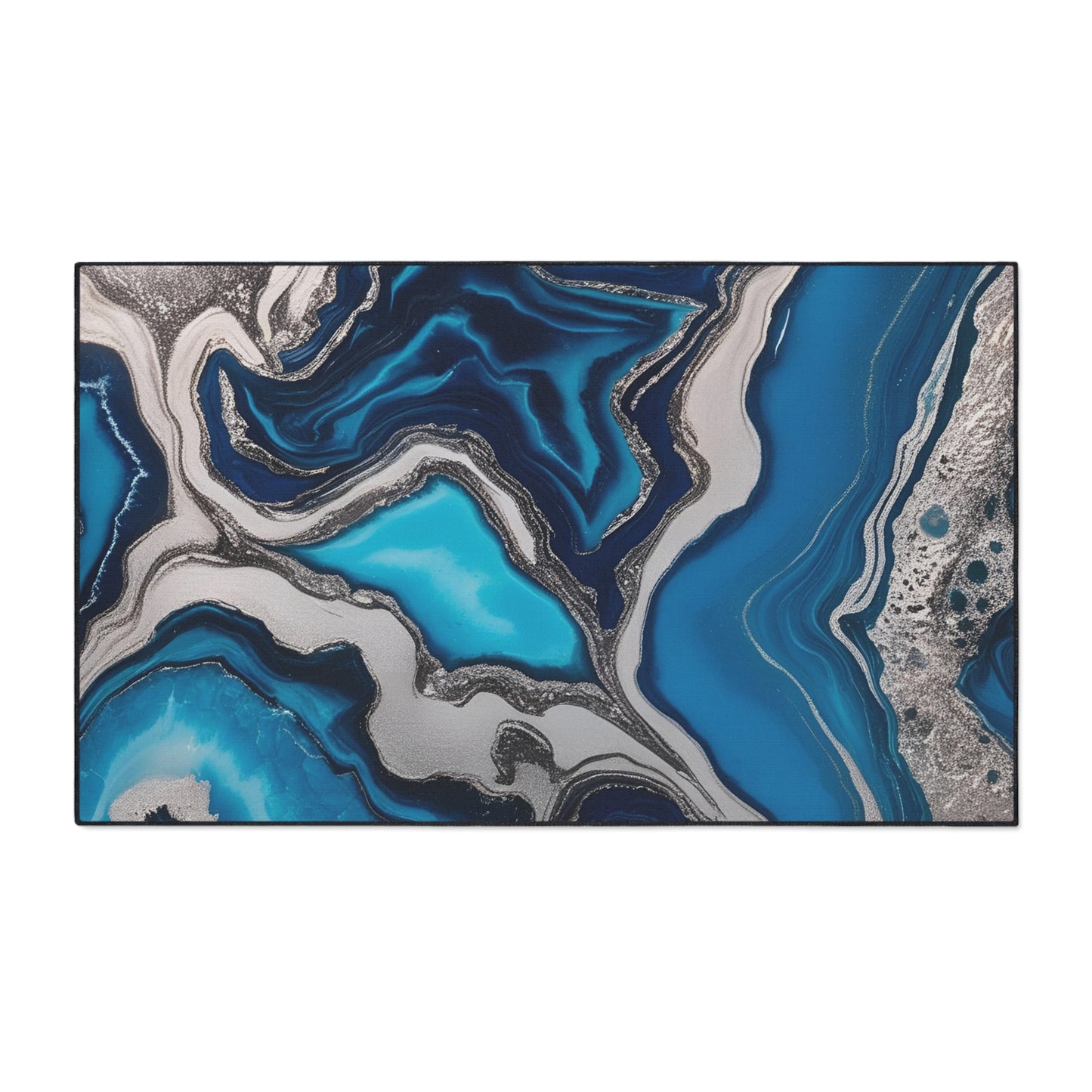 Decorative Heavy Duty Non-Slip Floor Mat Stylish Design Perfect for Entryway Kitchen Décor Garage Rug Coffee Bar Bathroom Floor Door Mat