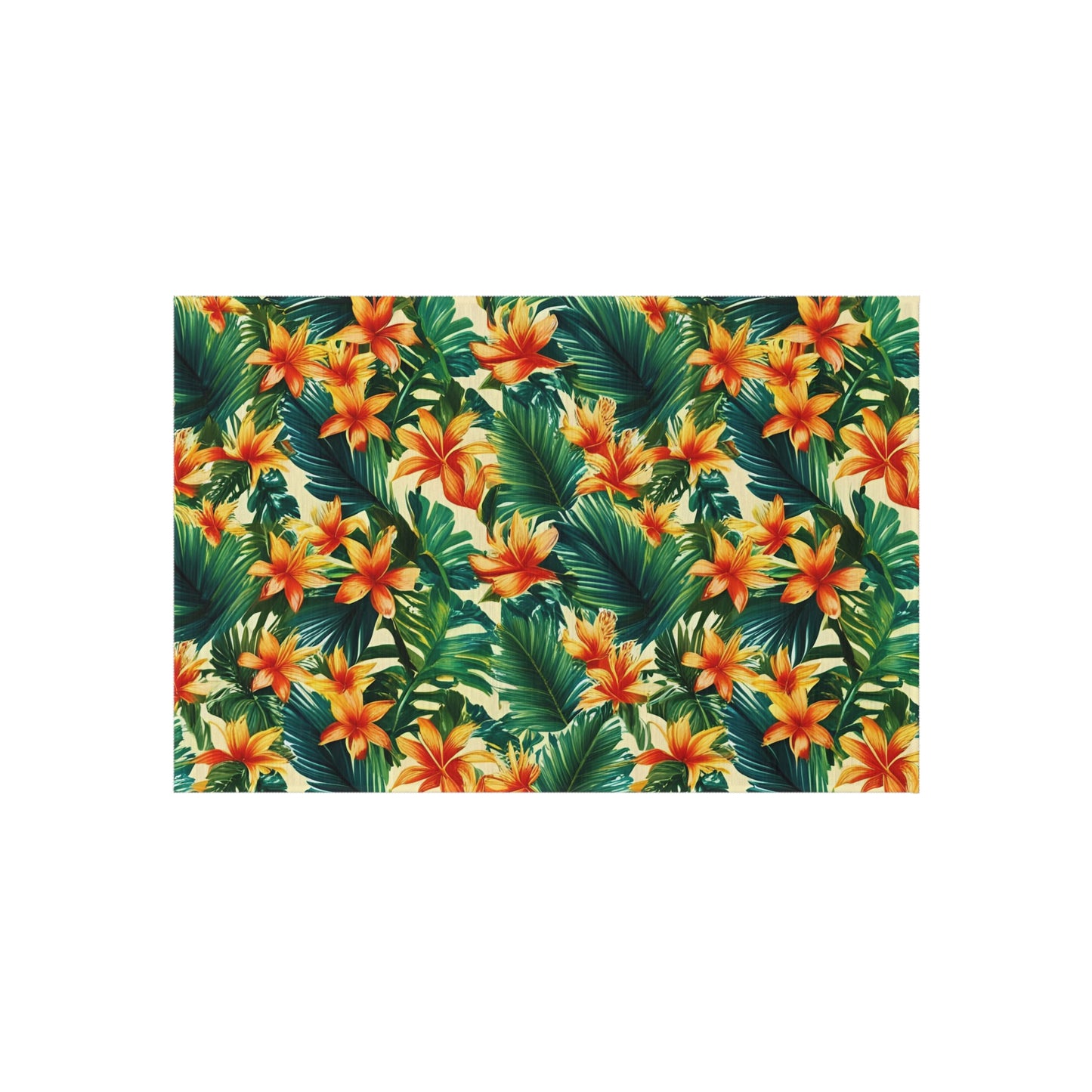 Chenille Outdoor Rug with No-Skid Backing Cozy Outdoor Carpet Patio Decor Gazebo Tropical Rug Pool Area Decor Outdoor Kitchen Carpet