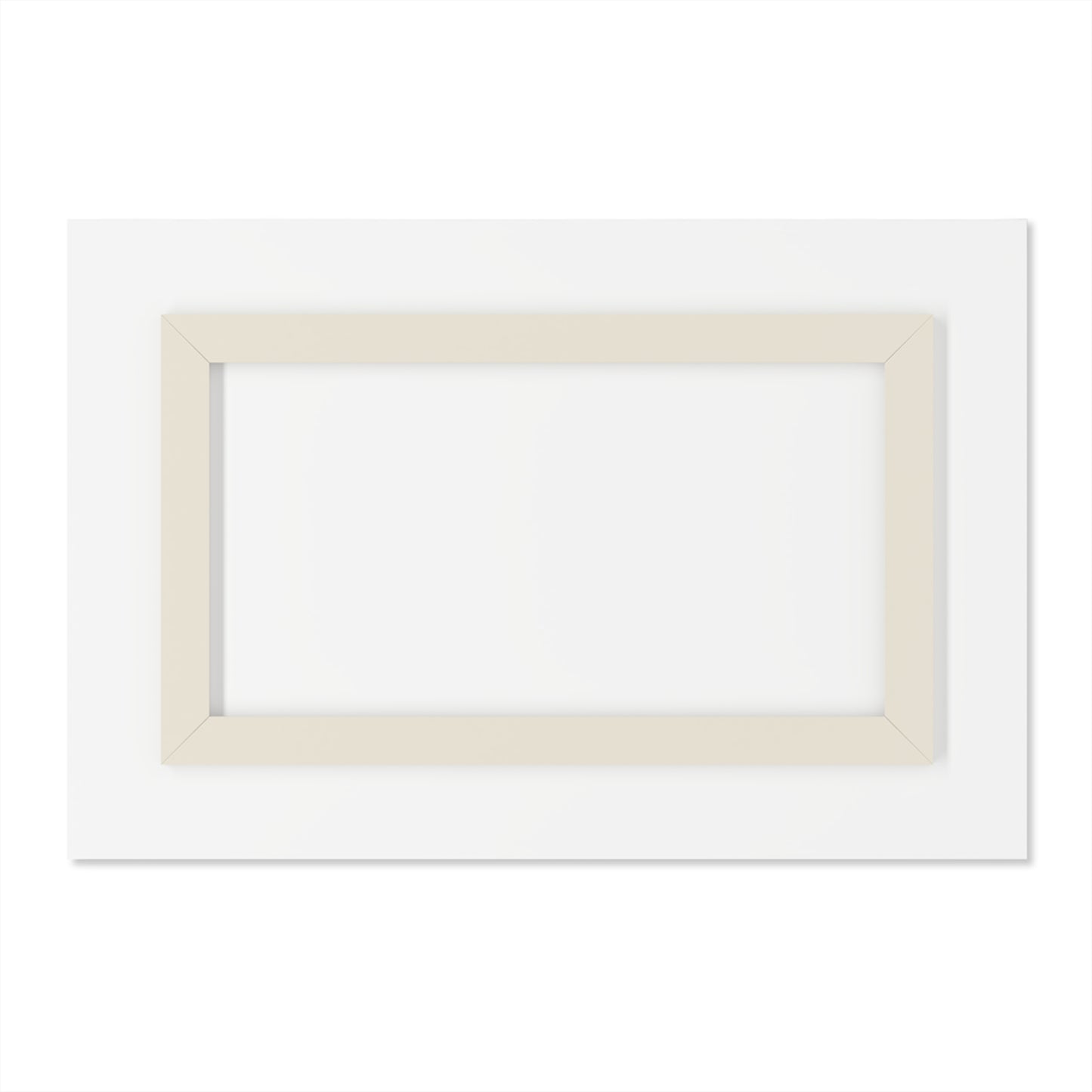 Abstract Modern Art Design Acrylic Print with Full Moon Downtown Art White Cityscape Nature Wall Art Relaxing Contemporary Artwork