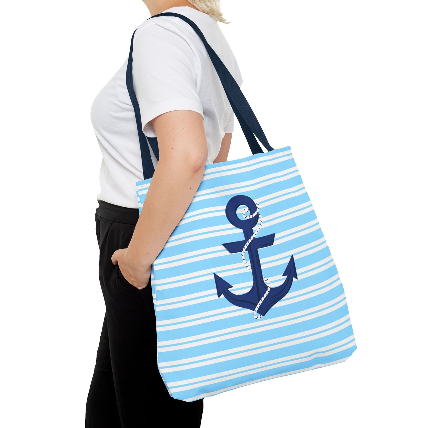 Anchor Tote Bag | Carryall | Grocery Bag | Shopping Bag | Nautical | Unisex |