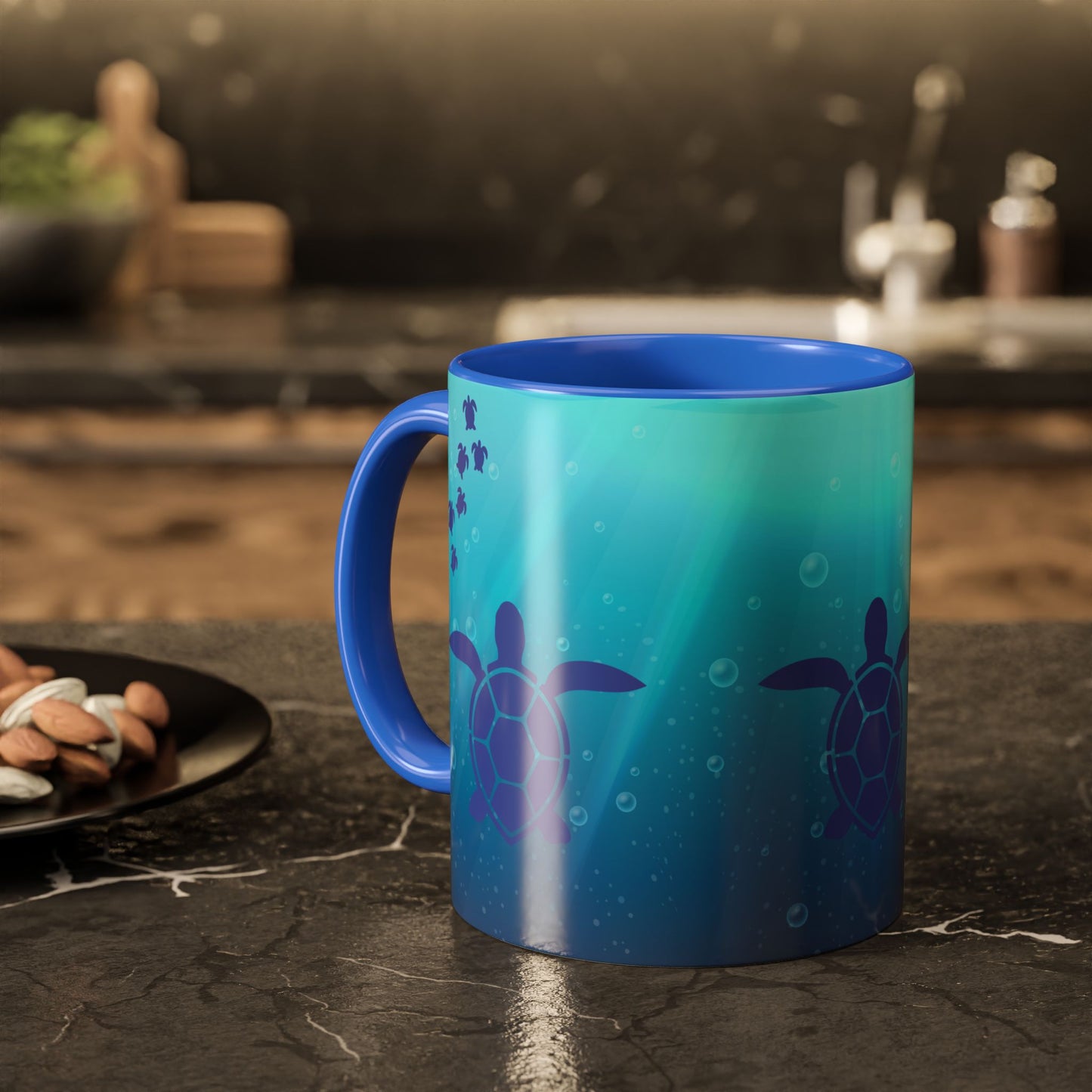 Sea Turtle Mug Oceanic Salt Life Gift Beach Vibe Mug Turtle Lover Gift Oceanic Mug