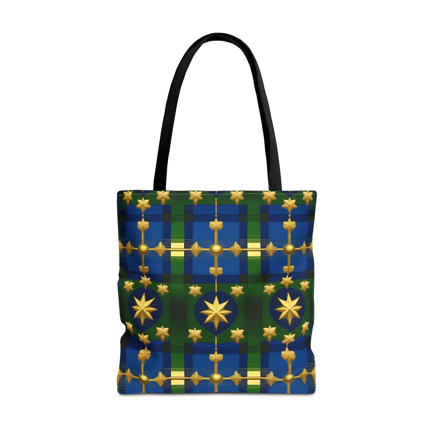 Christmas Tote Bag Holiday Cheer Gift Glam Winter Accessory Reusable Winter Plaid Tartan Shopping Bag Xmas Joy Gift Unisex Bag for Him Her