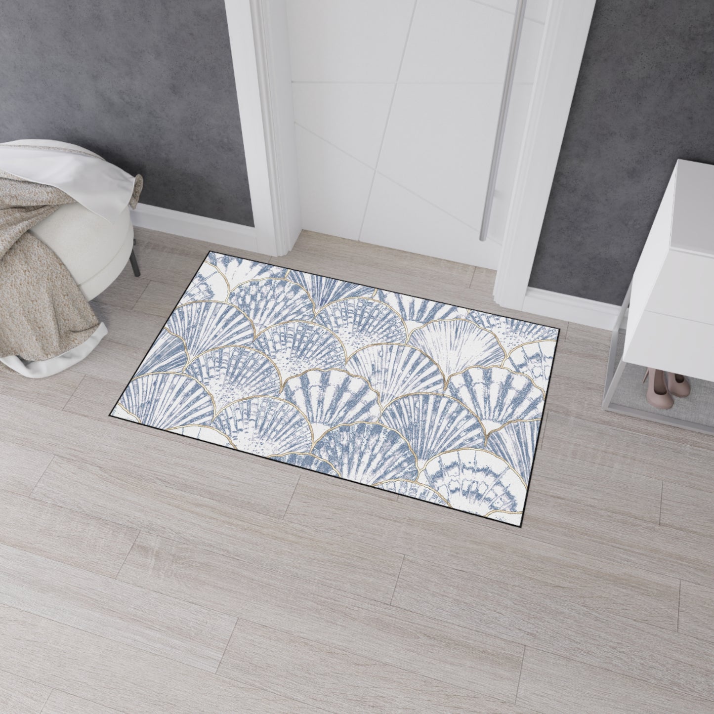 Decorative Heavy Duty Non-Slip Floor Mat Stylish Design Perfect for Entryway Kitchen Décor Garage Rug Coffee Bar Bathroom Floor Door Mat