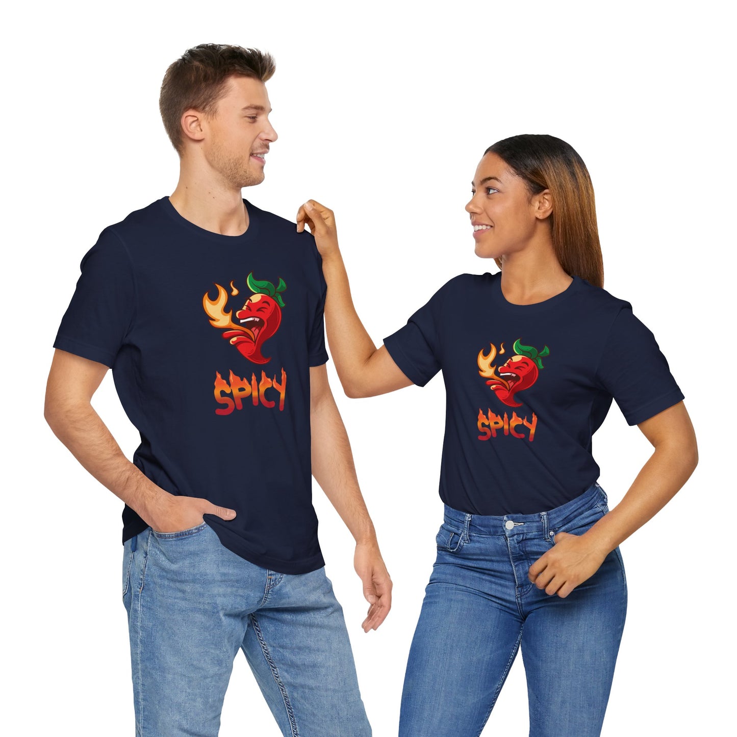 Spicy Pepper T-Shirt | Unique Unisex Funny Foodie Shirt | Spicy Food Lover Veggie Gift |