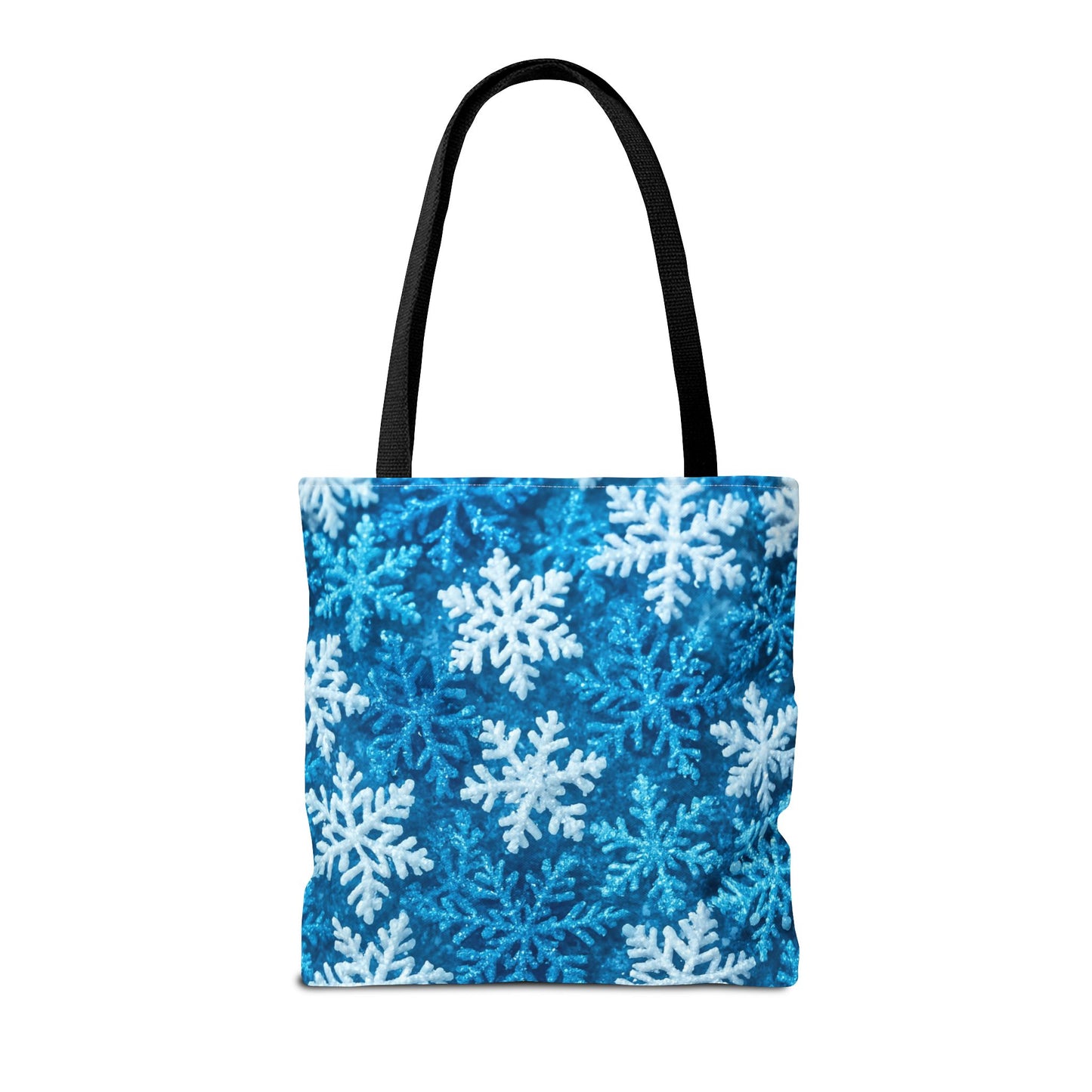Snowflake Christmas Tote Bag Holiday Cheer Gift Glam Winter Accessory Reusable Winter Tree Shopping Bag Xmas Joy Gift Unisex Bag for Him Her