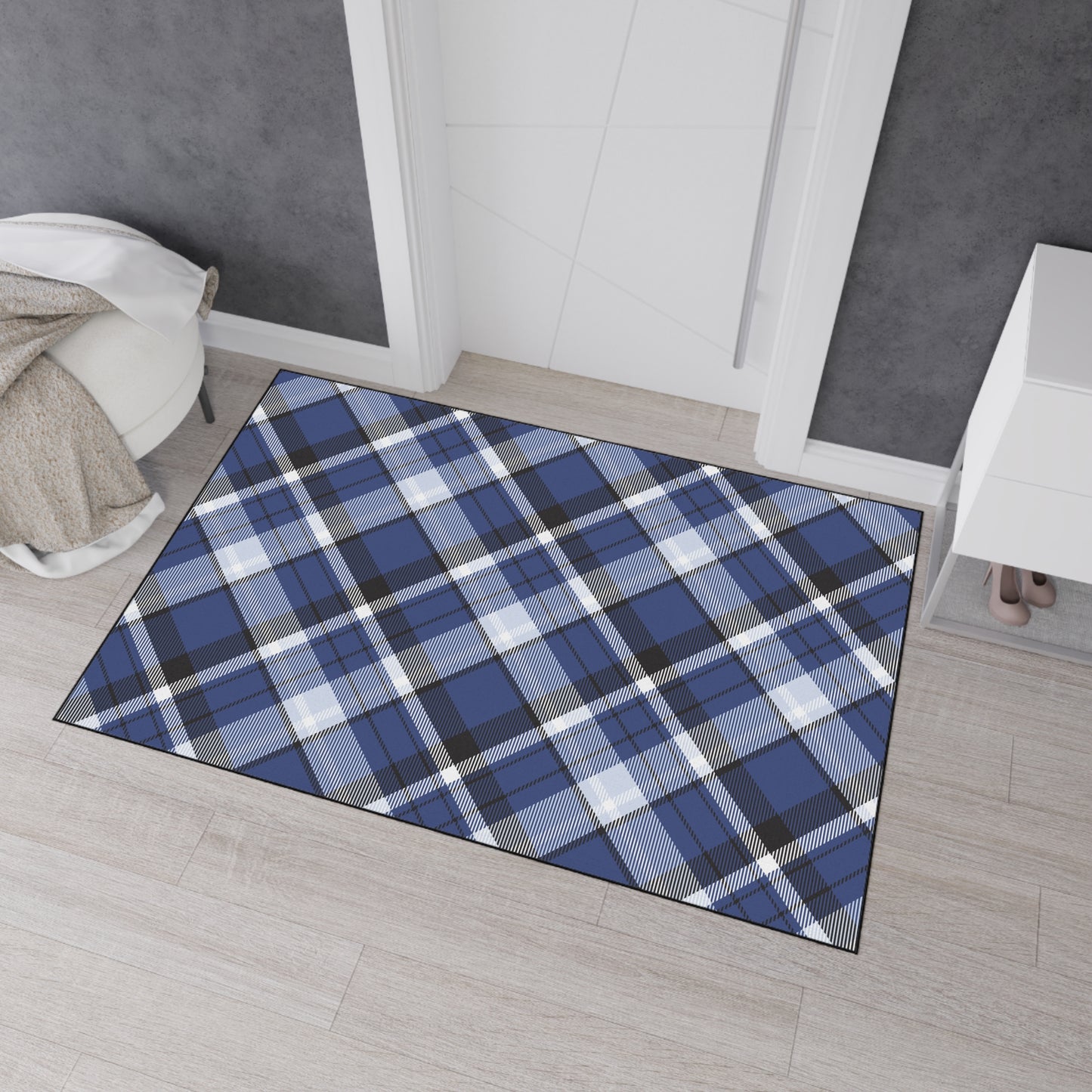 Decorative Heavy Duty Non-Slip Floor Mat Stylish Design Perfect for Entryway Kitchen Décor Garage Rug Coffee Bar Bathroom Floor Door Mat