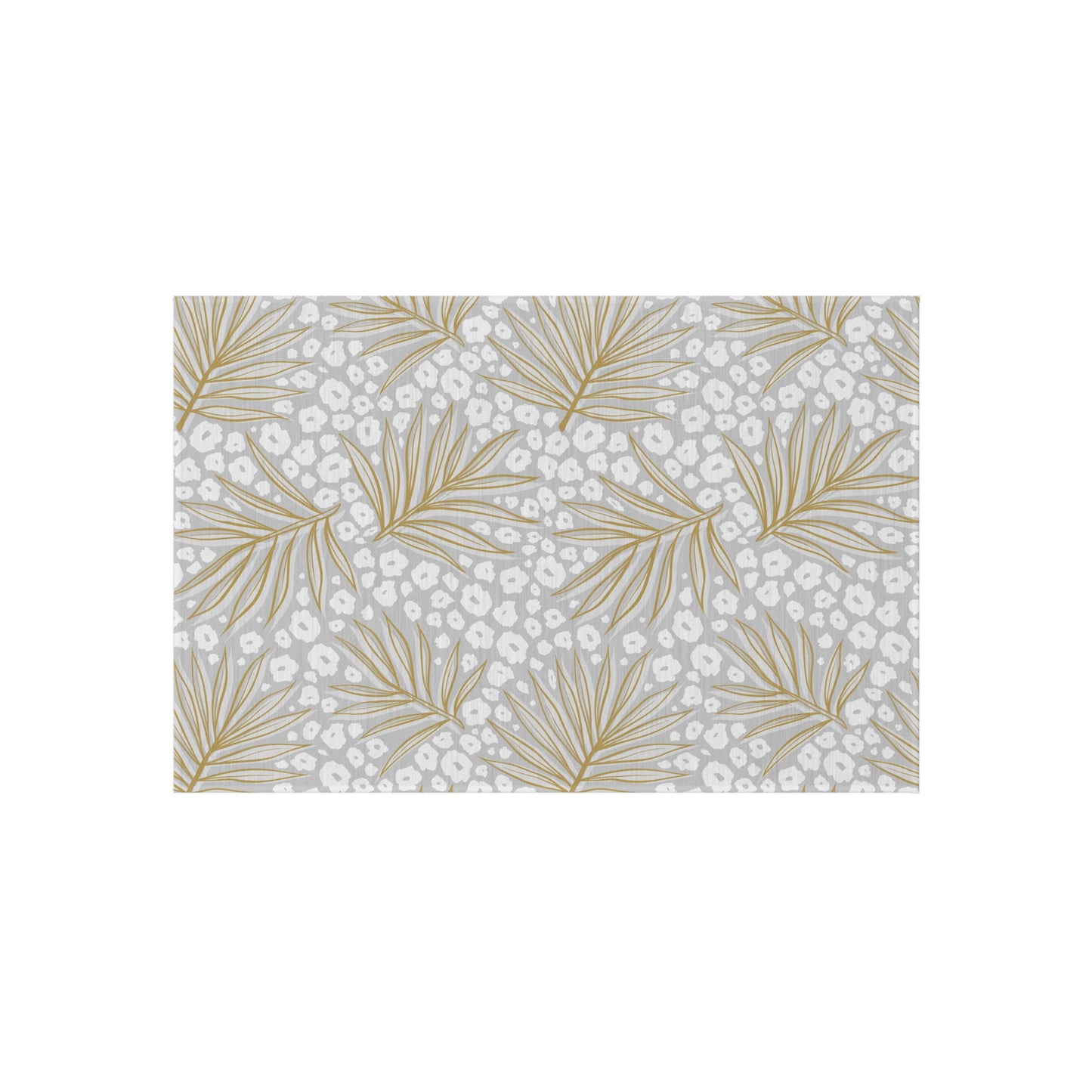 Chenille Outdoor Rug with No-Skid Backing Cozy Outdoor Carpet Patio Decor Gazebo Rug Pool Area Decor Outdoor Damask Pattern Kitchen Carpet