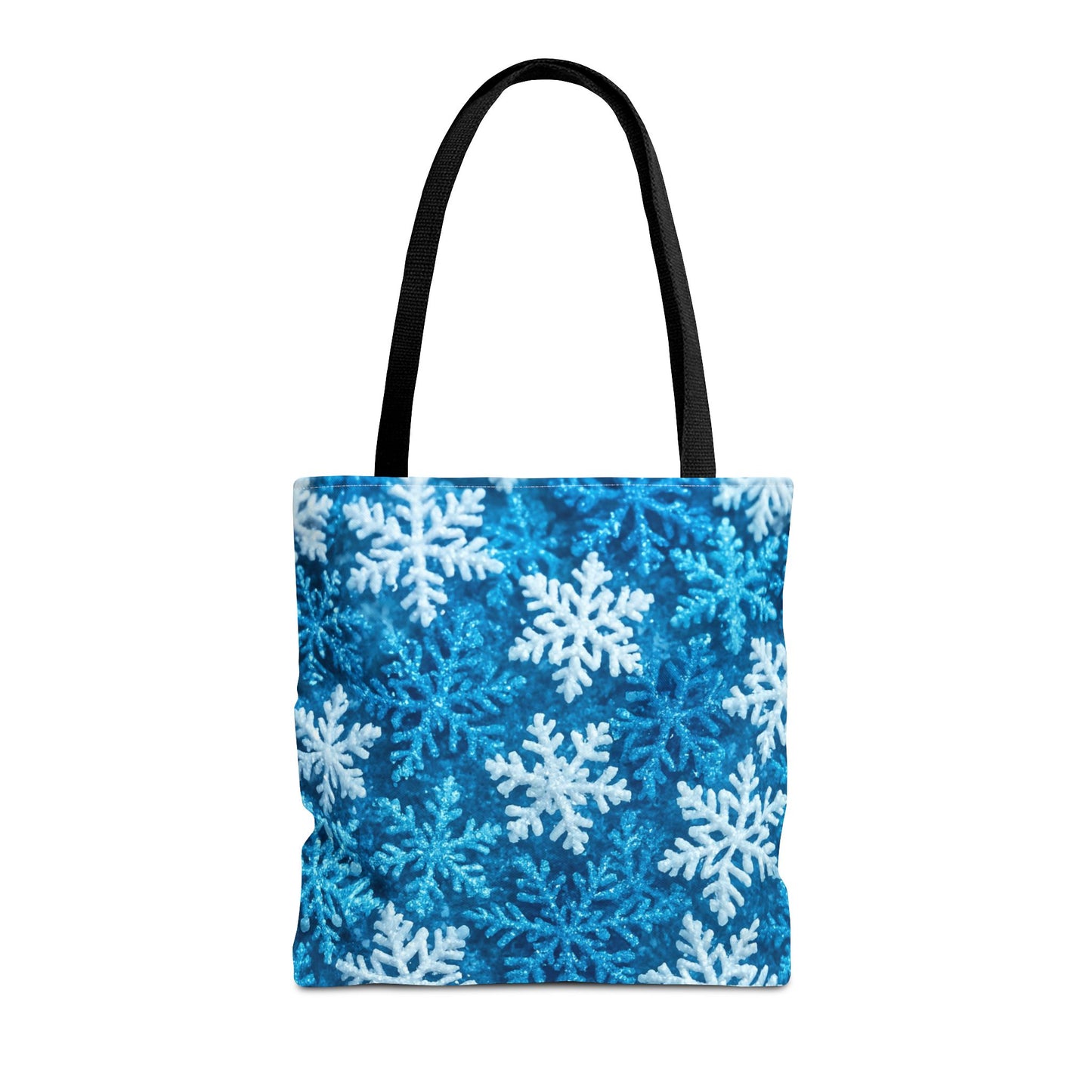 Snowflake Christmas Tote Bag Holiday Cheer Gift Glam Winter Accessory Reusable Winter Tree Shopping Bag Xmas Joy Gift Unisex Bag for Him Her