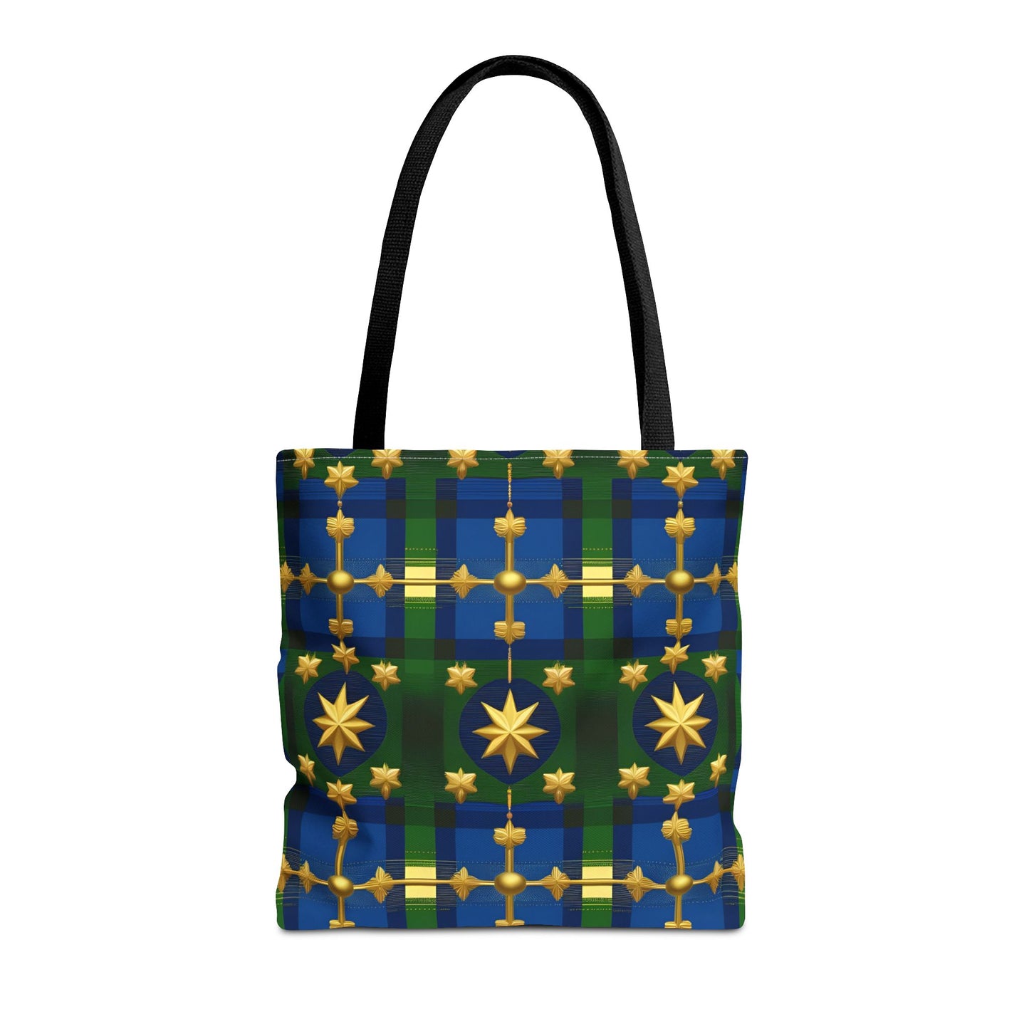 Christmas Tote Bag Holiday Cheer Gift Glam Winter Accessory Reusable Winter Plaid Tartan Shopping Bag Xmas Joy Gift Unisex Bag for Him Her