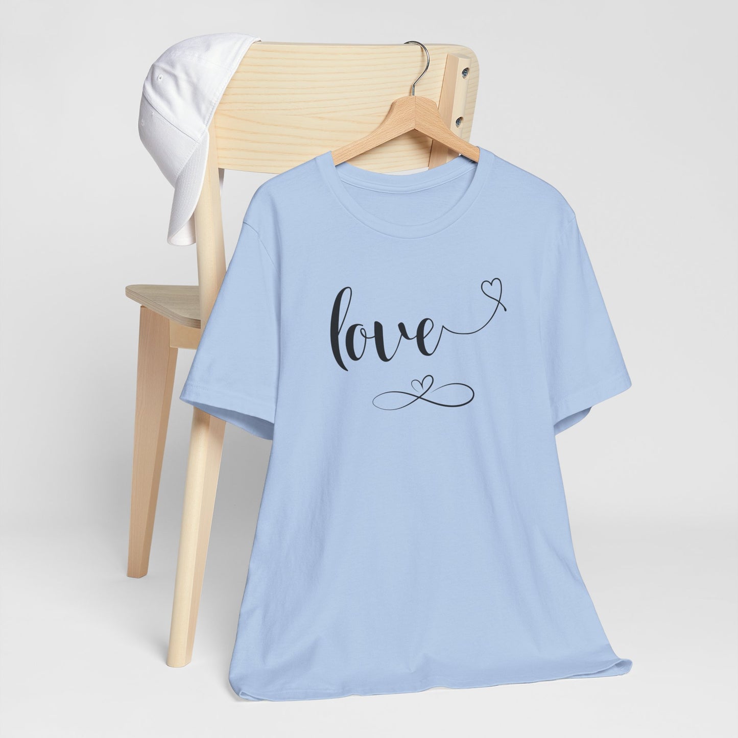 Love T-shirt | Unisex Gift for Her | Gift for Mom Wife Sister | Heart T-Shirt |