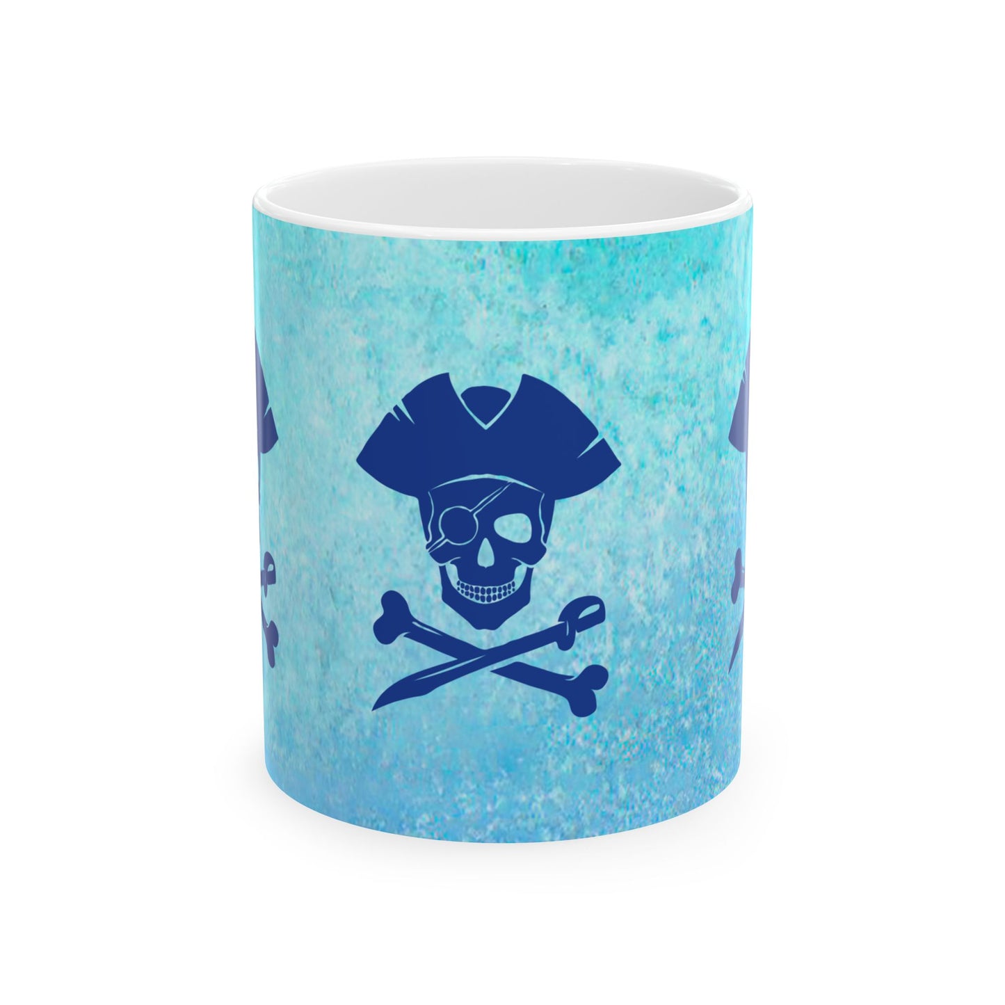 Jolly Roger Pirate Mug Oceanic Gift Mug Salt Life Gift