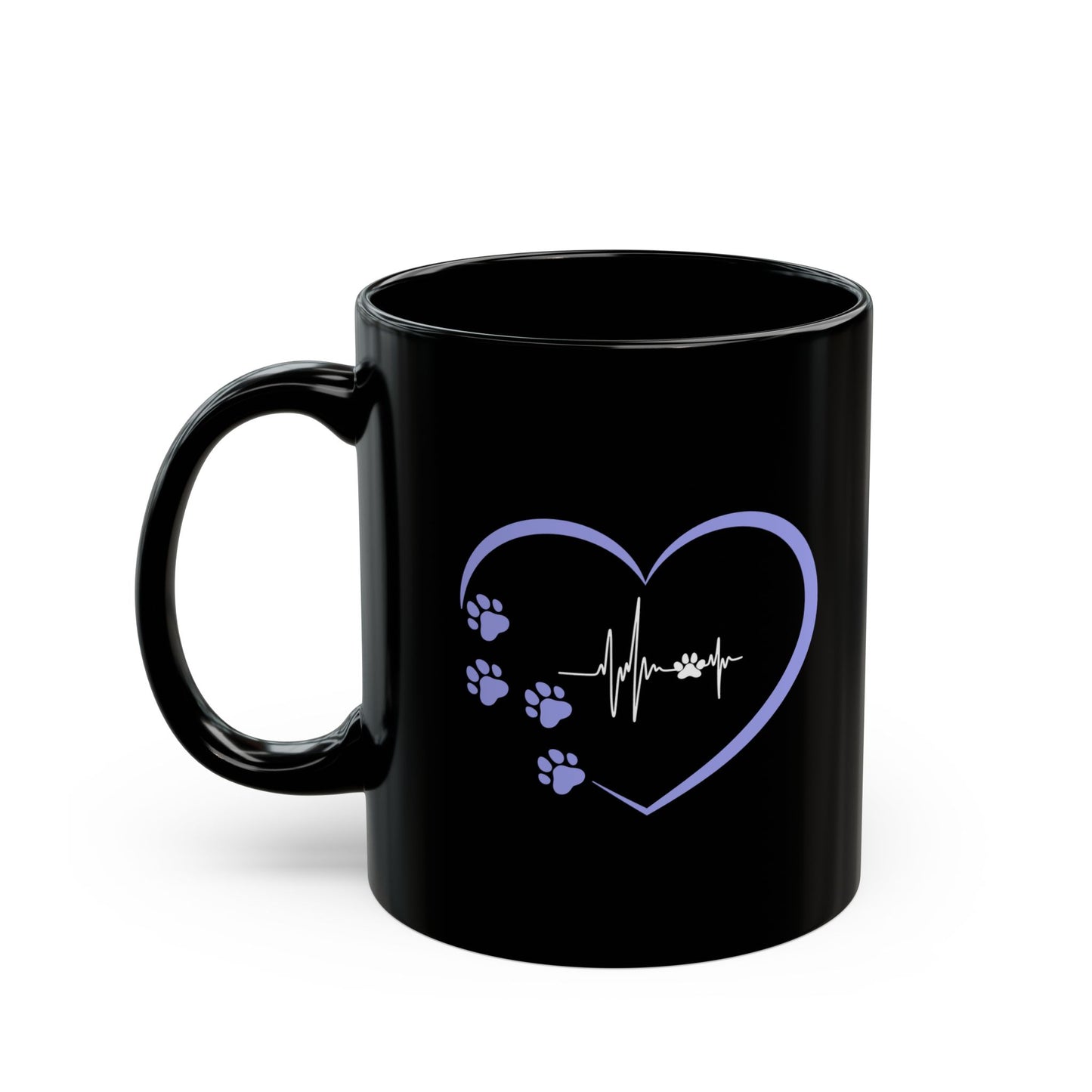 Dog or Cat Lover Coffee Mug | Pet Lover Animal Lover Gift | Pet Parent Mug | Cute Dog Paw Gift |