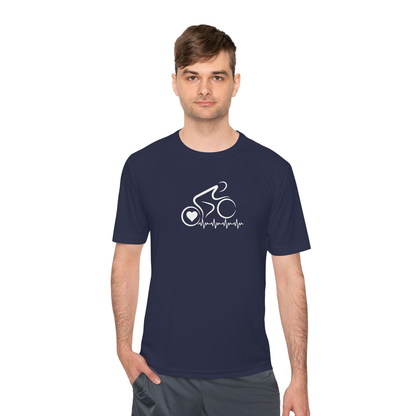 Bicycle Cycling Biking Shirt Unique Modern Bike Shirt Cycling Gift Cyclist Unisex Sport-Tek Moisture Wicking Athletic Tee