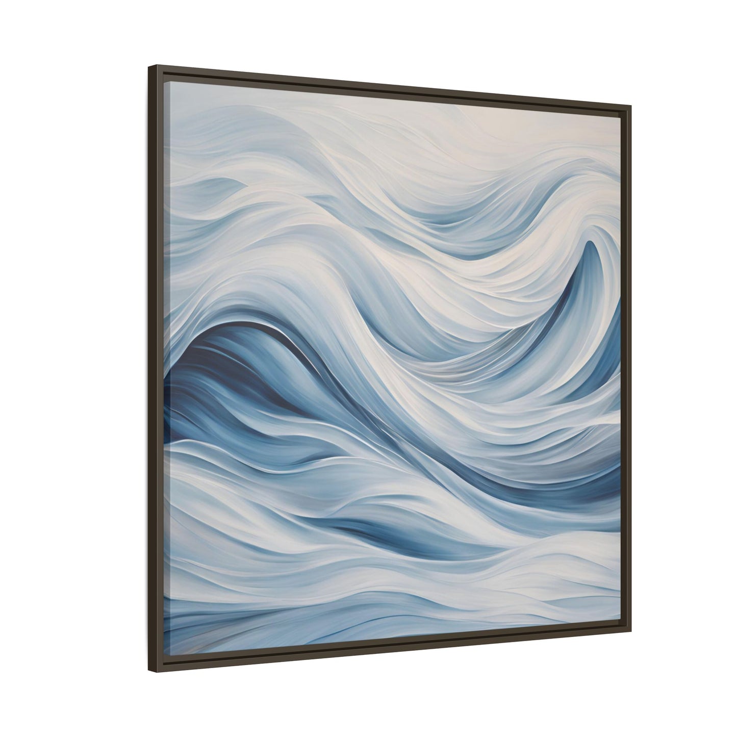 Modern Abstract Wave Design Unique Framed Print Canvas Wall Art Ocean Beach Gift Nature Lover Gift Underwater Sea Lover Gift 3 frame colors