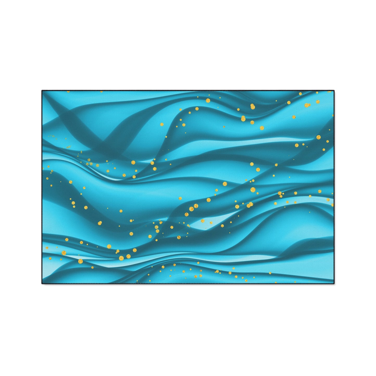Decorative Heavy Duty Non-Slip Floor Mat Stylish Design Perfect for Entryway Kitchen Décor Beachy Wave Design Rug Tropical Bathroom Floor