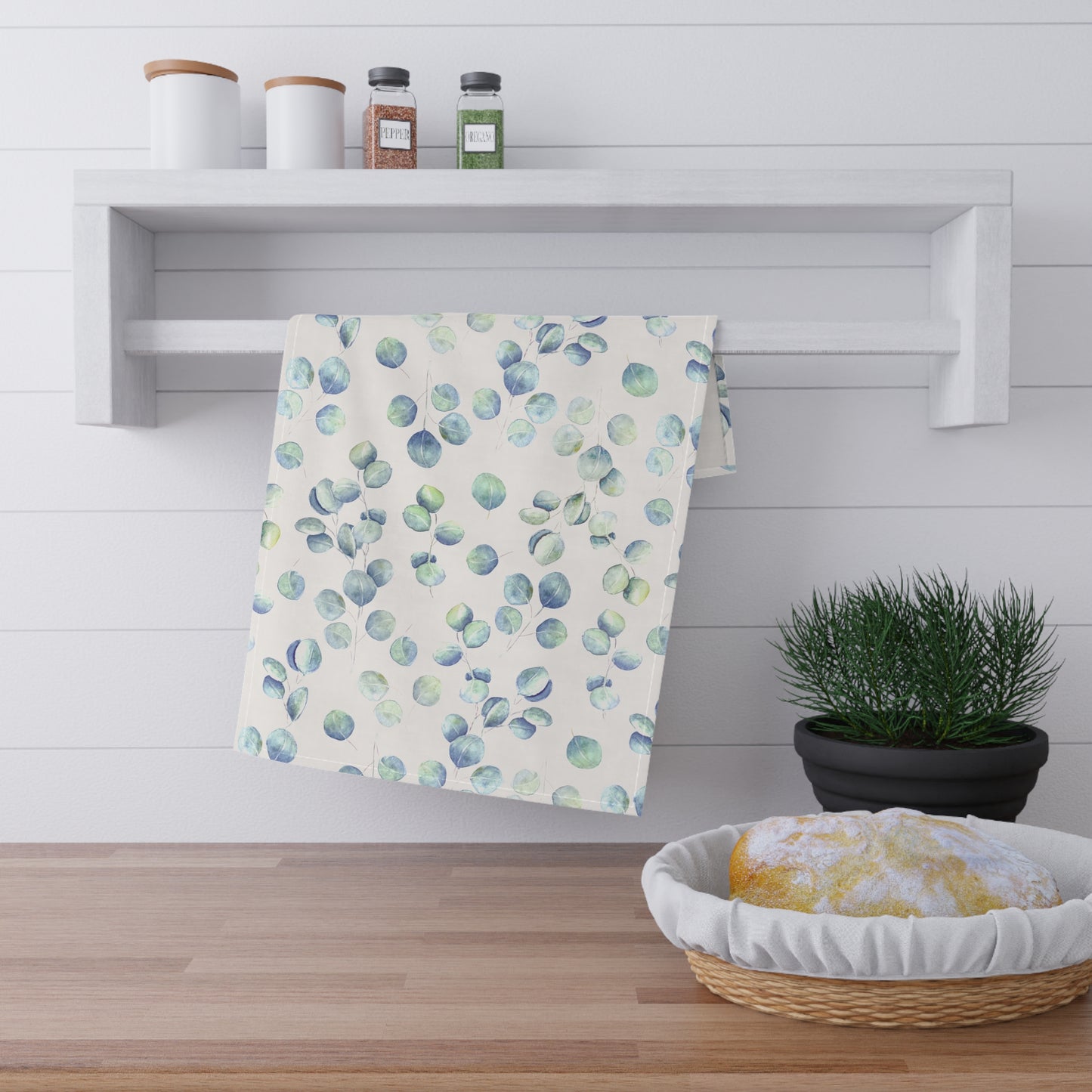 Kitchen Tea Towel Pastel Dish Towel Durable Hand Towel Gift for Her Whimsical Home Decor Decorative Kitchen Cotton Twill