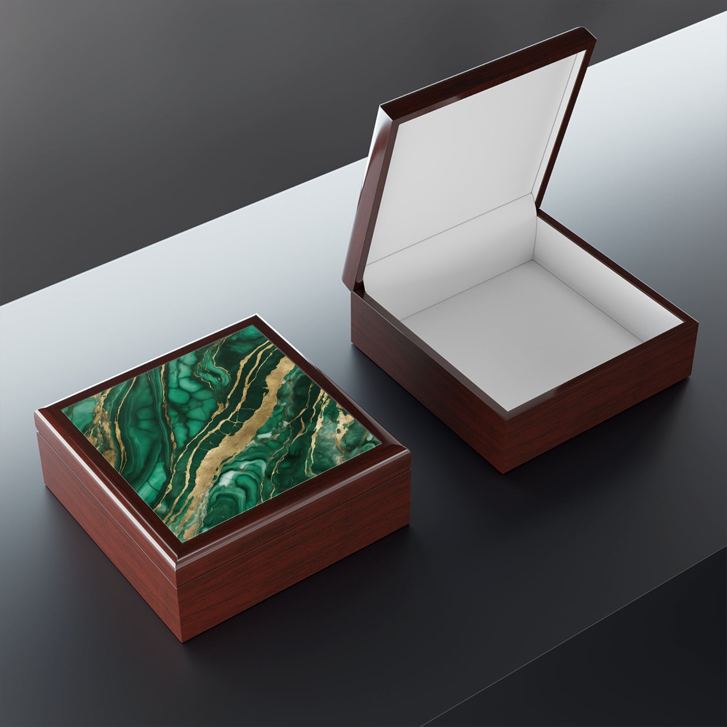 Unique Jewelry Box Trinket Box Bedroom Dresser Decor Vanity Gift Box - 3 colors to choose from
