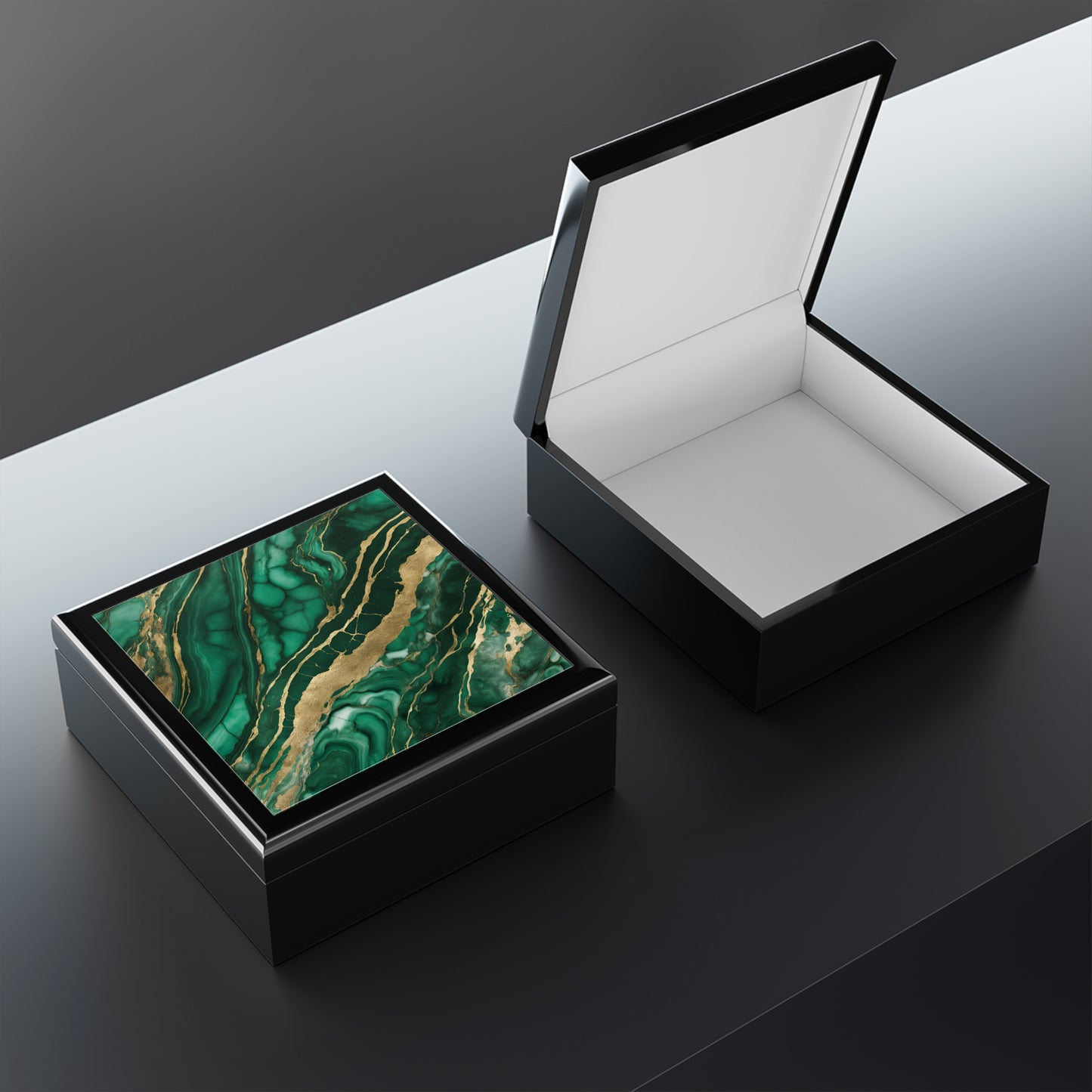 Unique Jewelry Box Trinket Box Bedroom Dresser Decor Vanity Gift Box - 3 colors to choose from
