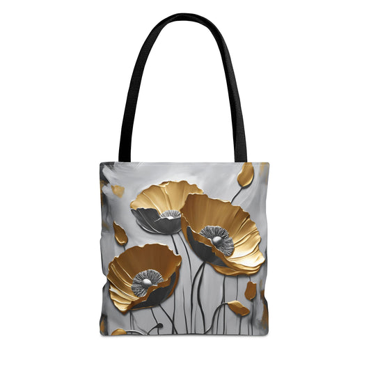 Floral Design Field of Flowers Tote Floral Grocery Wildflower Shopping Bag Cottage Core Gift Bag Boho Bag Poppy Tote Mom Gift