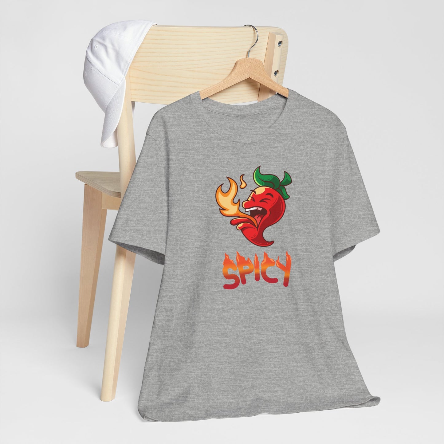 Spicy Pepper T-Shirt | Unique Unisex Funny Foodie Shirt | Spicy Food Lover Veggie Gift |