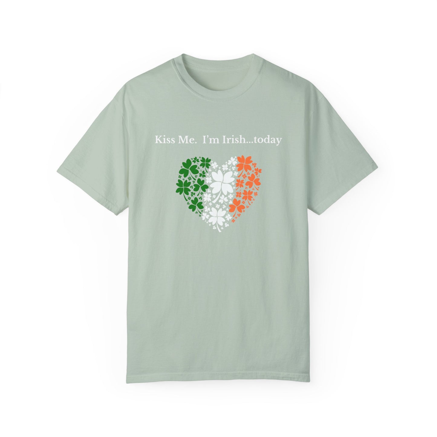 St. Patrick's Day T-Shirt Unisex Comfort Colors Relaxed Fit Garment-Dyed Tee 4 Leaf Clover Shirt Irish Themed Gift