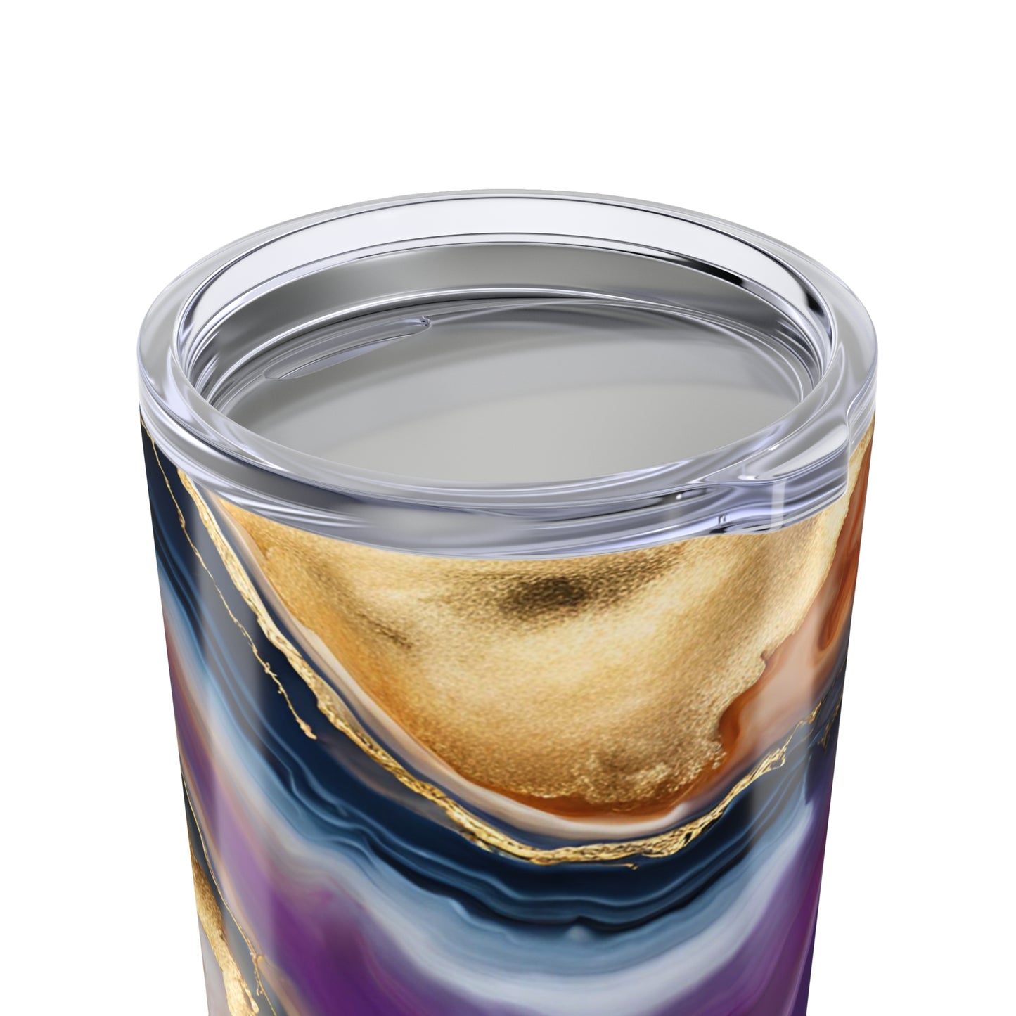 Colorful Agate Chalcedony Mineral Design 20 oz Tumbler Nature Lover Gift Geology Rock Lover Insulated Stainless Hot or Cold Tumbler