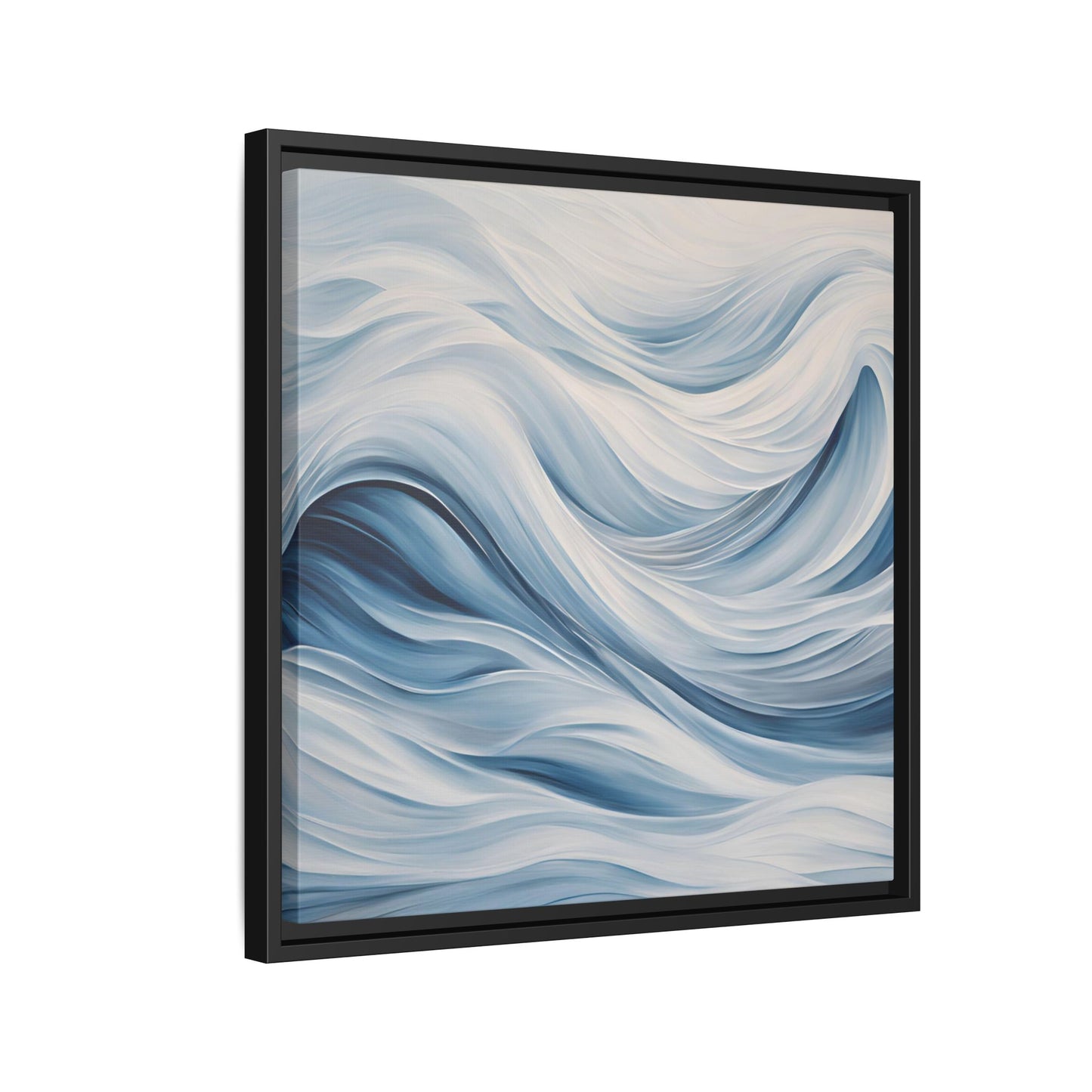 Modern Abstract Wave Design Unique Framed Print Canvas Wall Art Ocean Beach Gift Nature Lover Gift Underwater Sea Lover Gift 3 frame colors