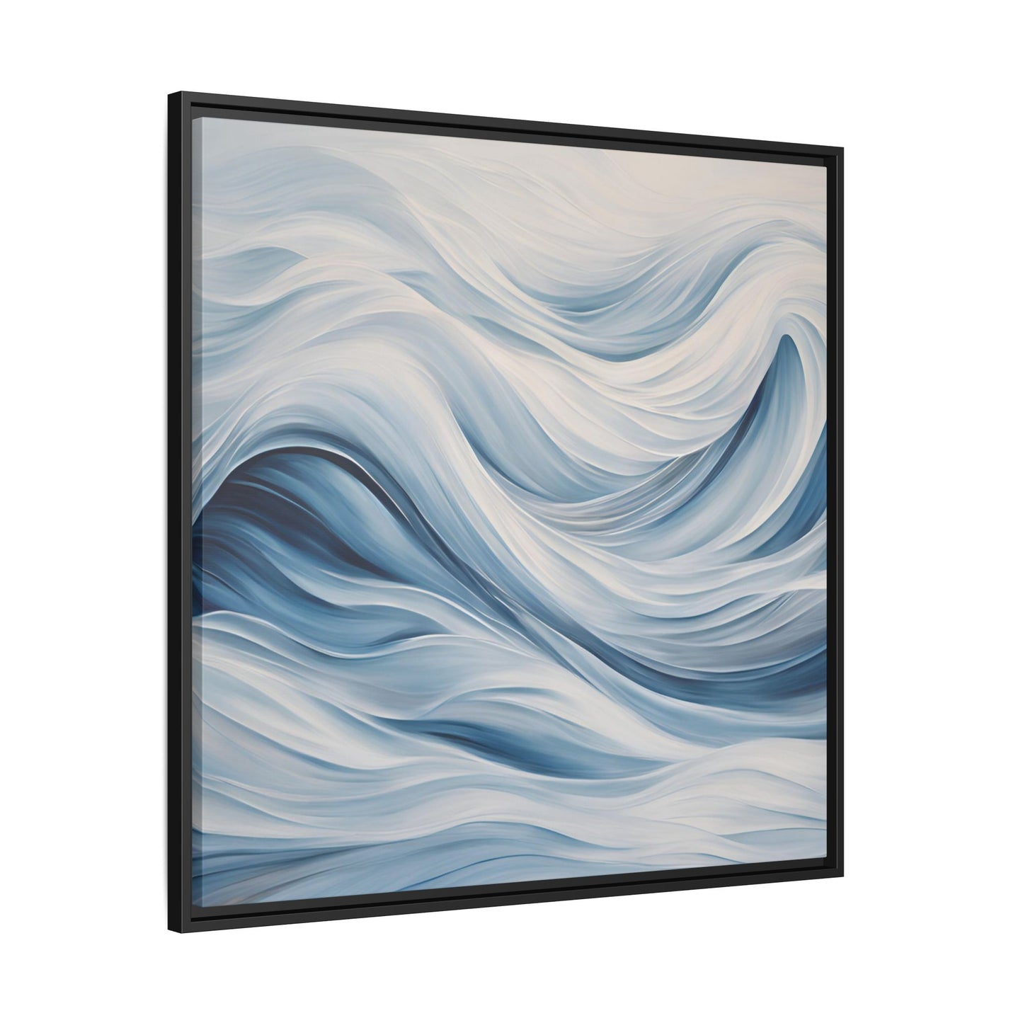Modern Abstract Wave Design Unique Framed Print Canvas Wall Art Ocean Beach Gift Nature Lover Gift Underwater Sea Lover Gift 3 frame colors