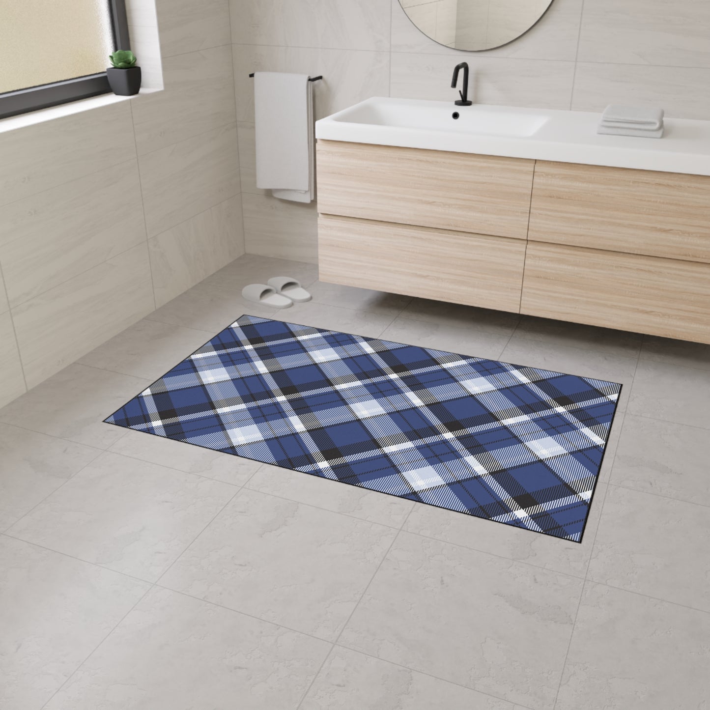 Decorative Heavy Duty Non-Slip Floor Mat Stylish Design Perfect for Entryway Kitchen Décor Garage Rug Coffee Bar Bathroom Floor Door Mat