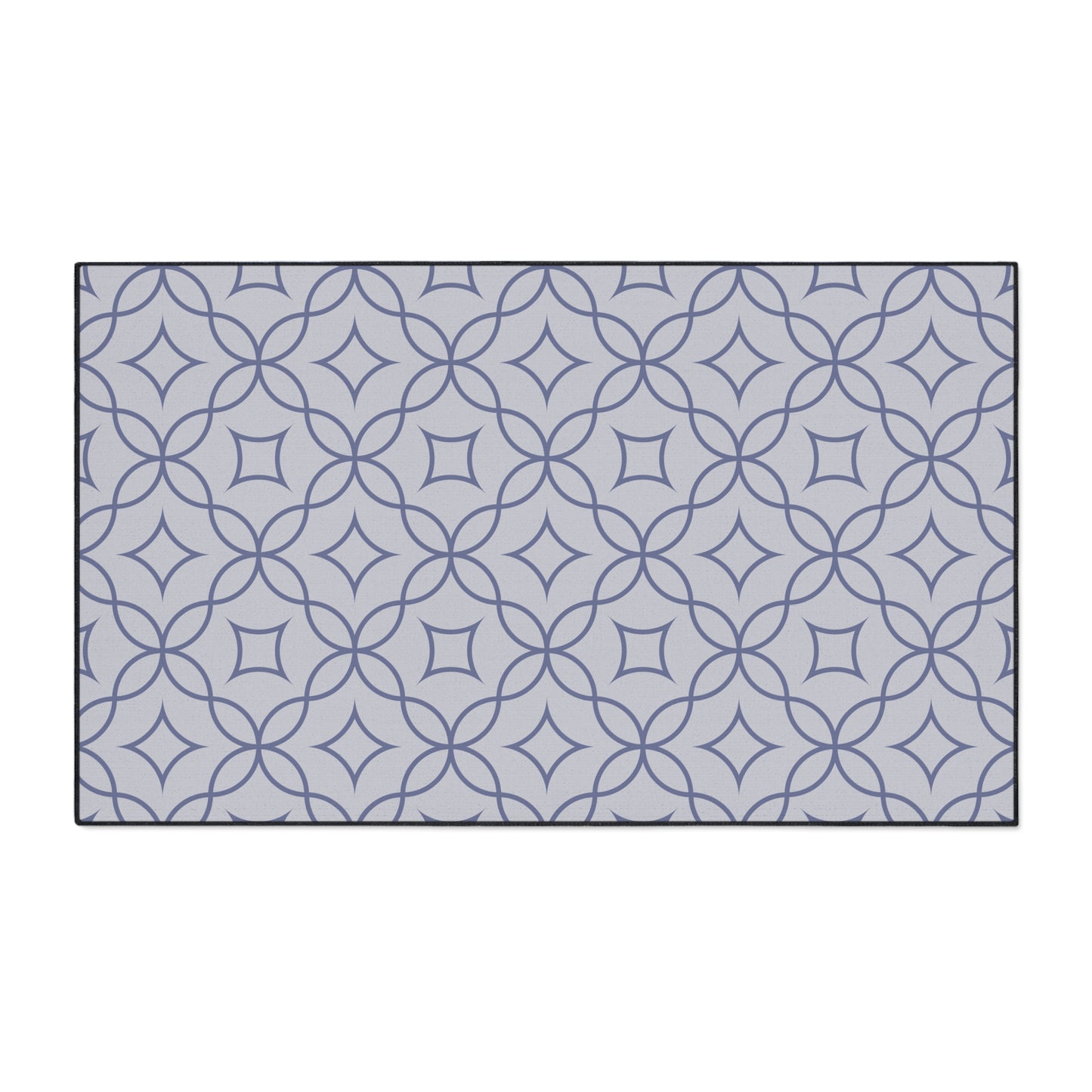 Decorative Heavy Duty Non-Slip Floor Mat Stylish Design Perfect for Entryway Kitchen Décor Grey Geometric Floral Design Rug Bathroom Mat