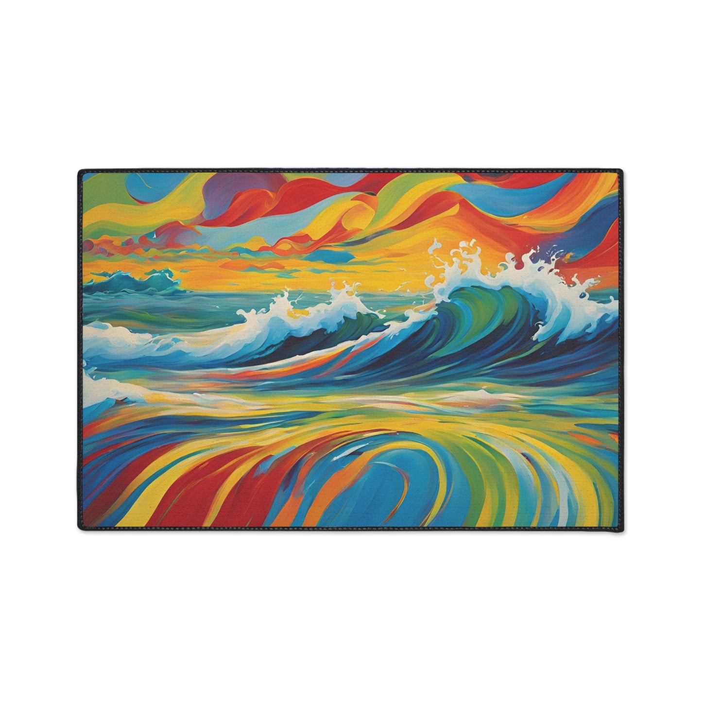 Decorative Heavy Duty Non-Slip Floor Mat Stylish Design Perfect for Entryway Kitchen Décor Garage Rug Coffee Bar Bathroom Floor Door Mat