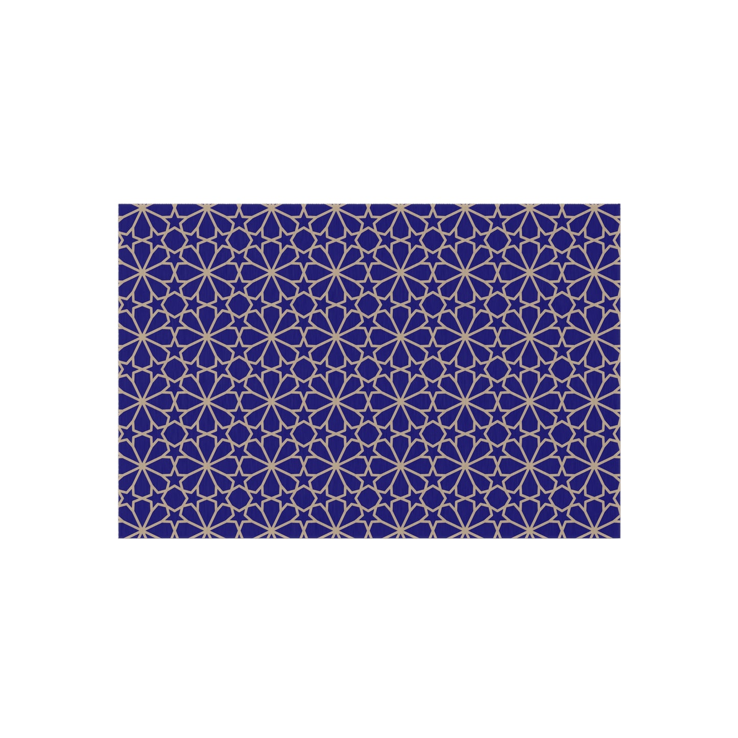 Chenille Outdoor Rug with No-Skid Backing Cozy Blue Outdoor Carpet Patio Decor Gazebo Rug Pool Area Decor Outdoor Kitchen Carpet