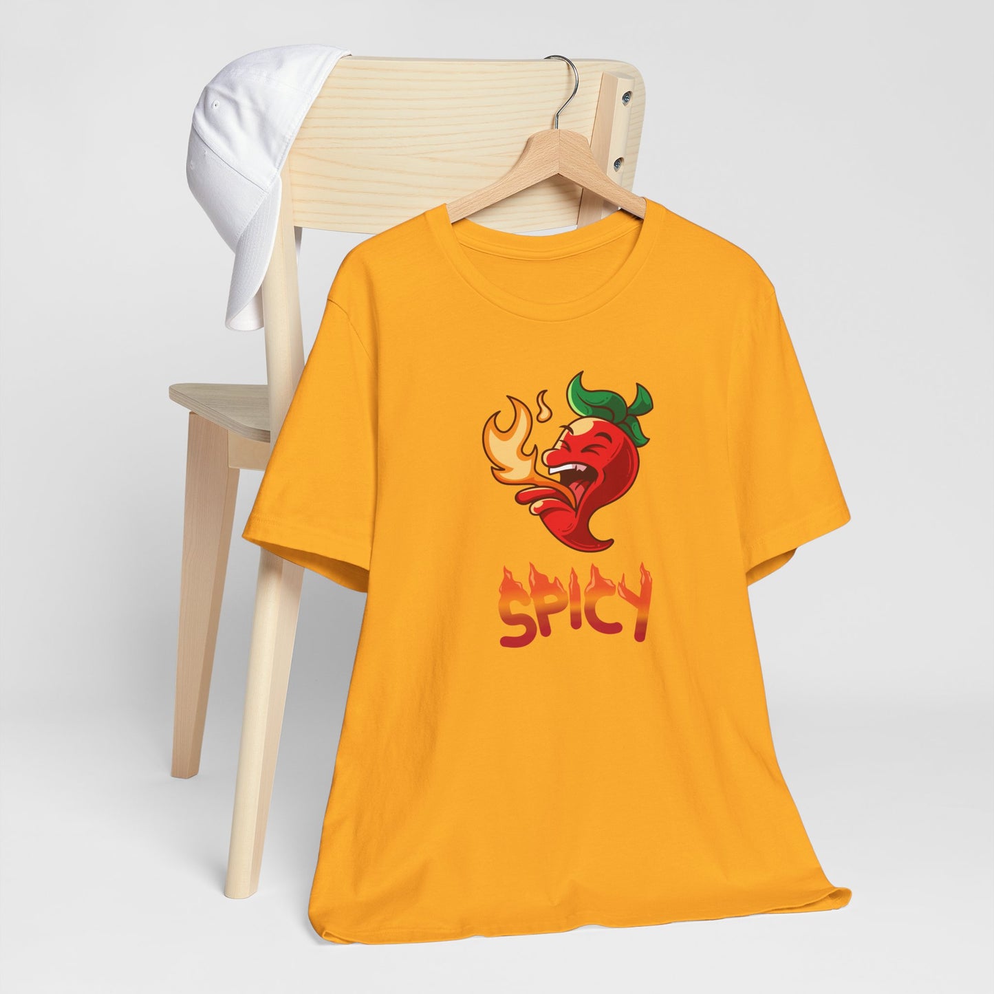 Spicy Pepper T-Shirt | Unique Unisex Funny Foodie Shirt | Spicy Food Lover Veggie Gift |