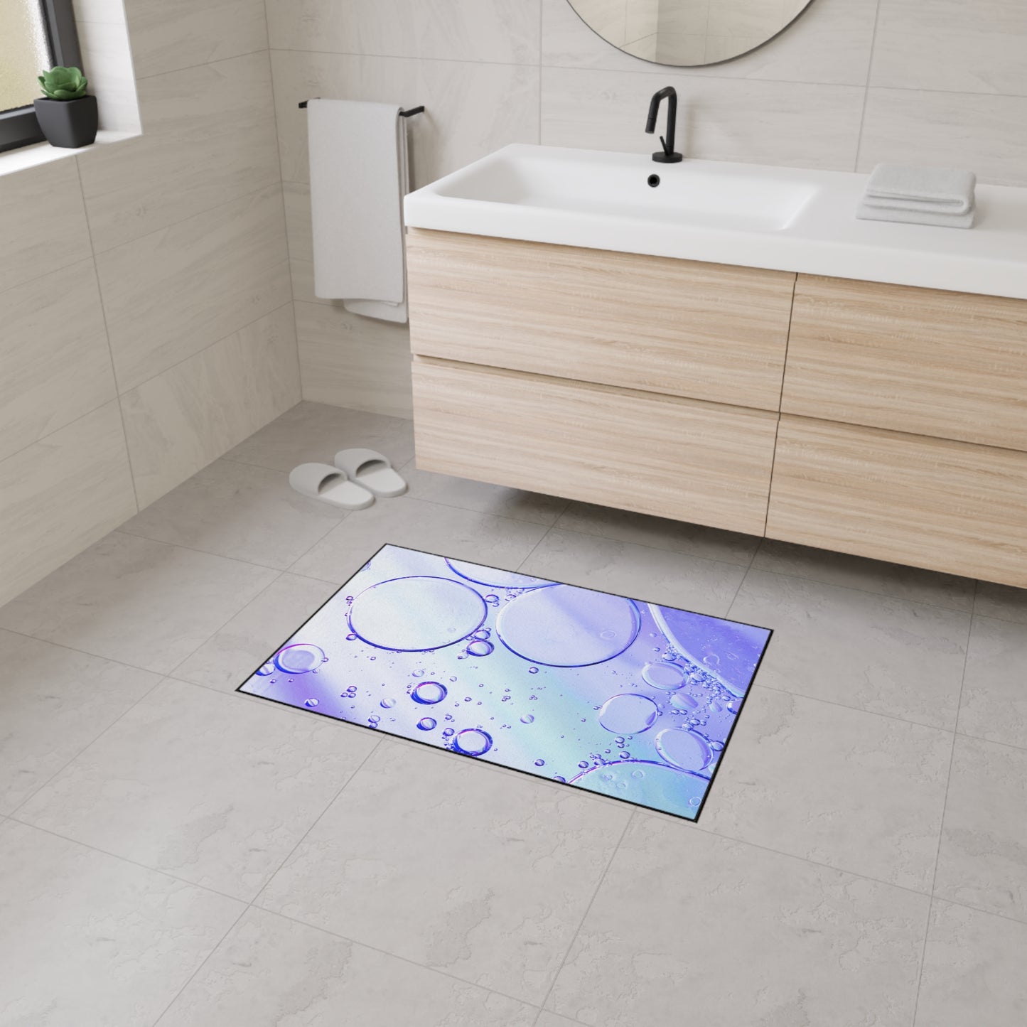 Decorative Heavy Duty Non-Slip Floor Mat Stylish Design Perfect for Entryway Kitchen Décor Garage Rug Coffee Bar Bathroom Floor Door Mat