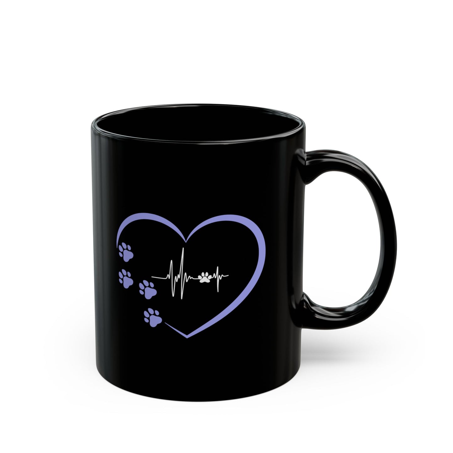 Dog or Cat Lover Coffee Mug | Pet Lover Animal Lover Gift | Pet Parent Mug | Cute Dog Paw Gift |