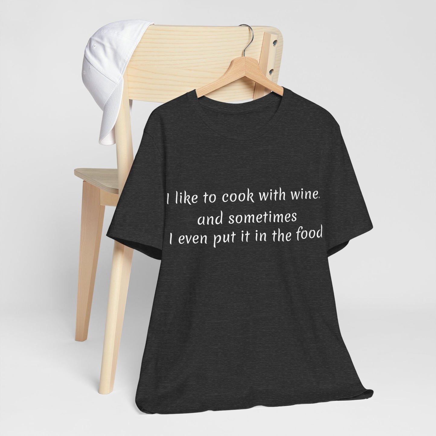 Cooking t-shirt Funny Foodie Gift Tee Wine Lover Gift Culinary Happy Hour Tee