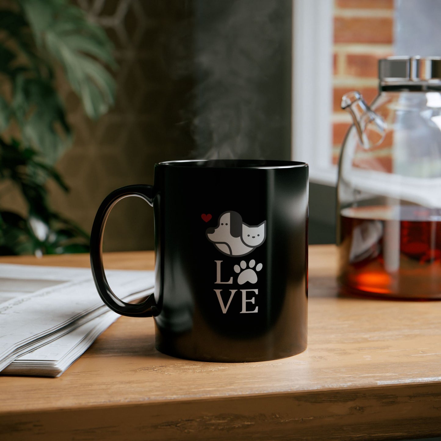Dog and Cat Lover Coffee Mug Pet Lover Gift Animal Lover Gift Pet Parent Mug Fur Mama Gift