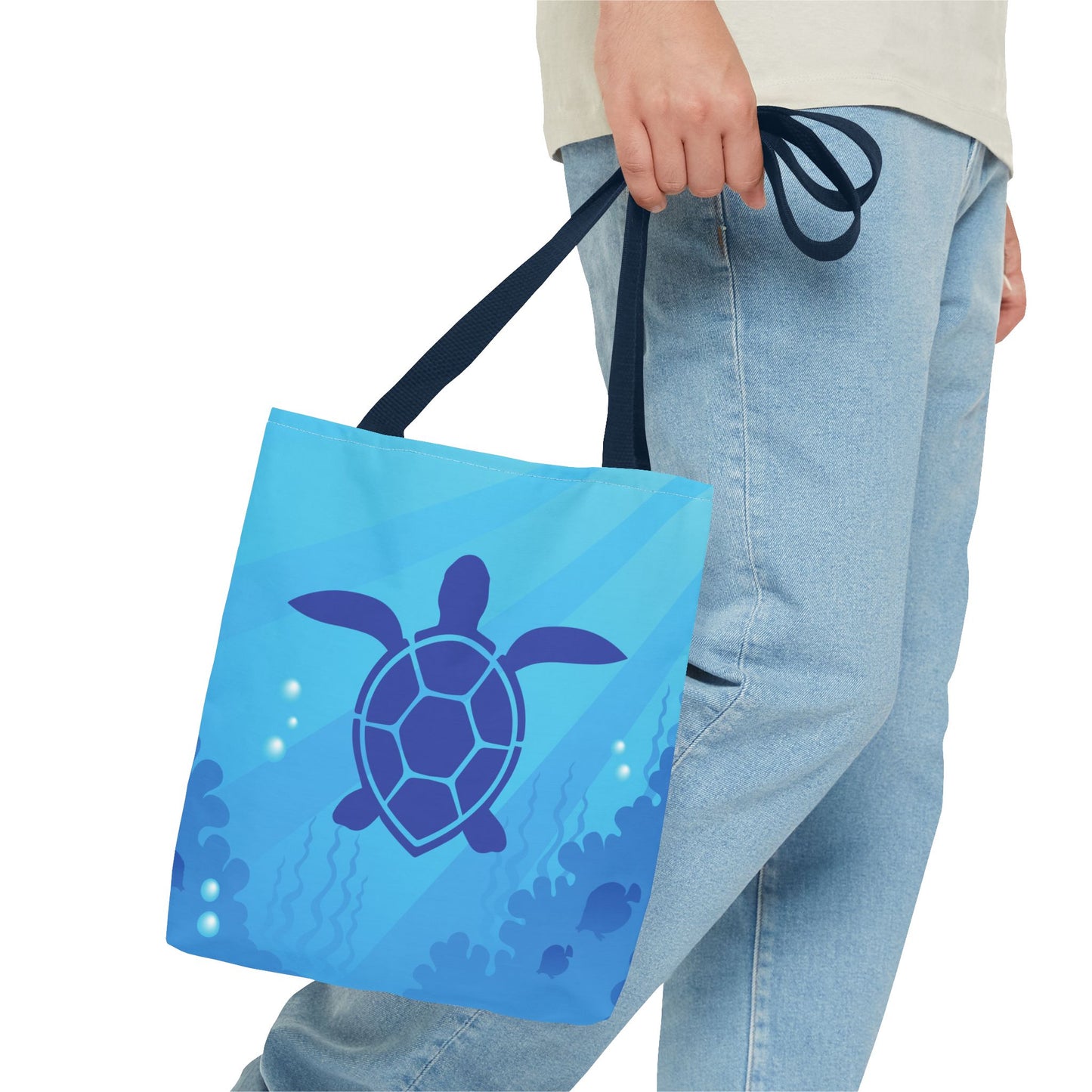 Sea Turtle Tote Bag | Carryall | Grocery Bag | Shopping Bag | Oceanic | Aquatic | Underwater |